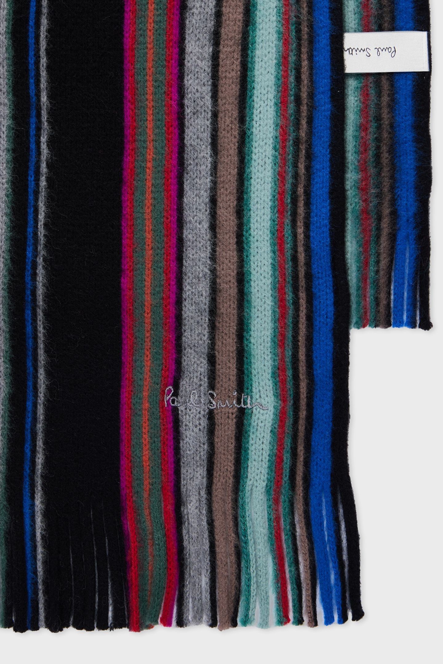 MEN SCARF DARCIE BRIGHT BLACK 2