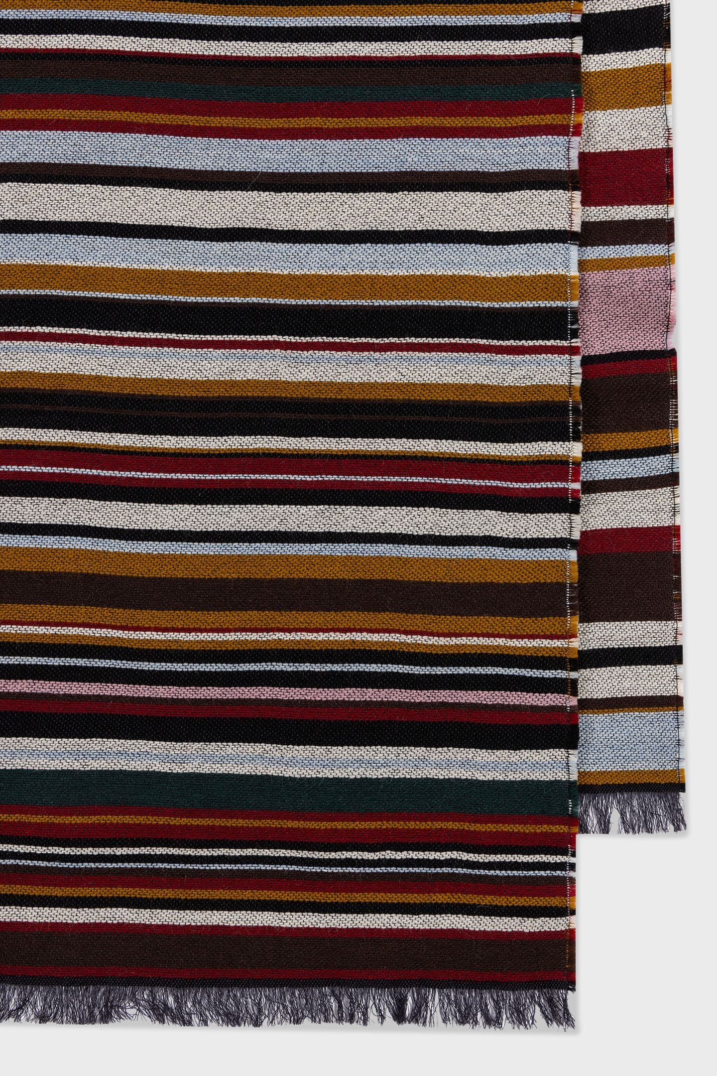 MEN SCARF SIGNTR OFFSET MULTI COLOURED 2
