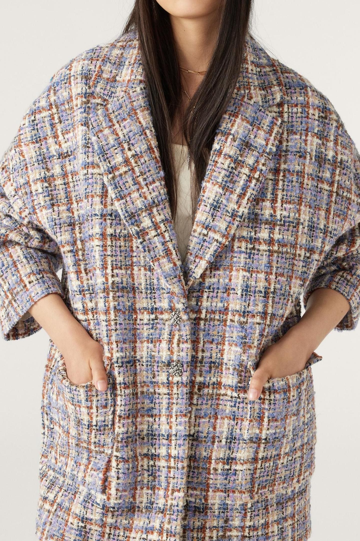 MID-LENGTH COAT MULTICO 1
