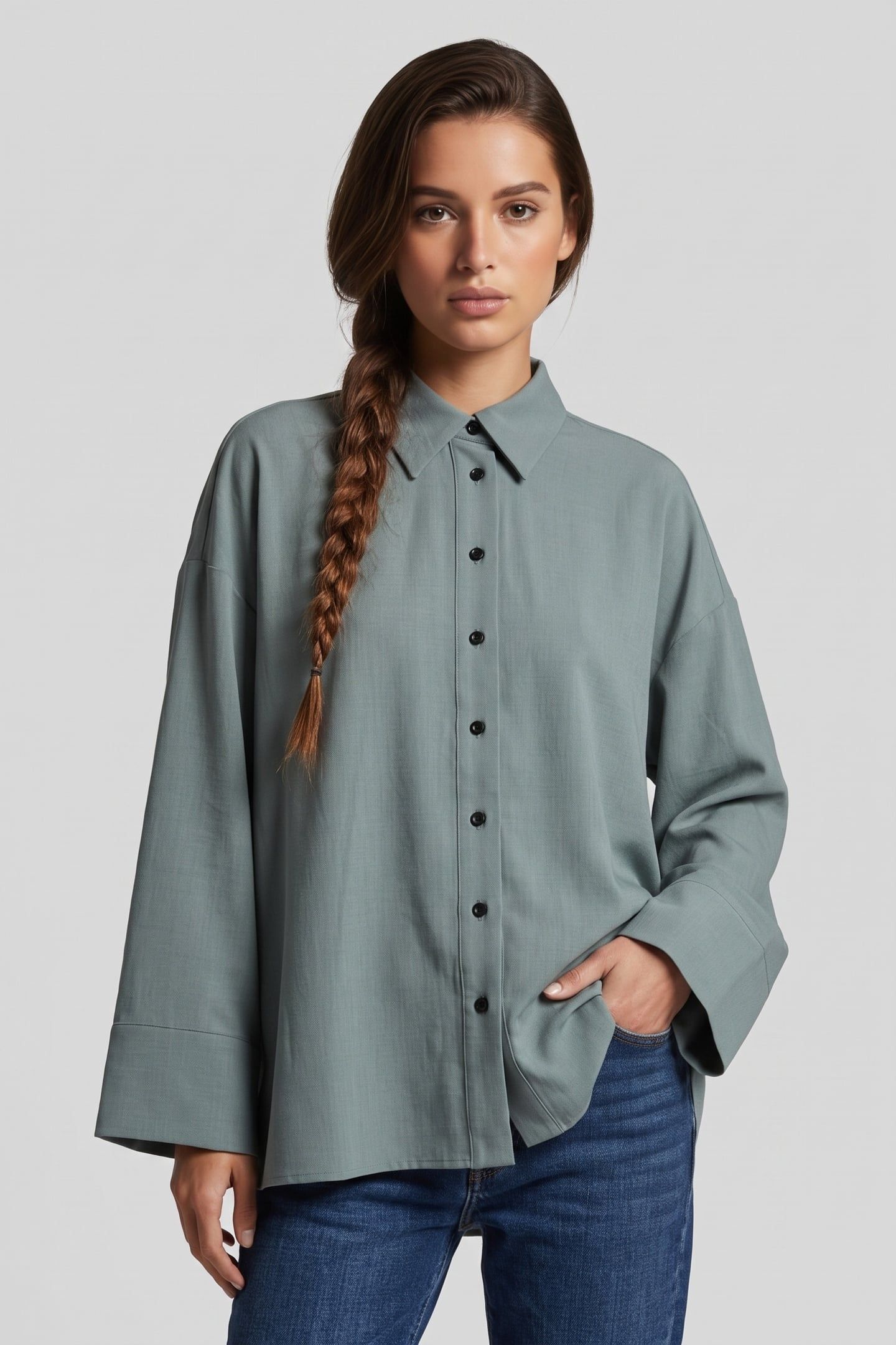 MAYRA BLOUSE BLOUSE BLUE 1