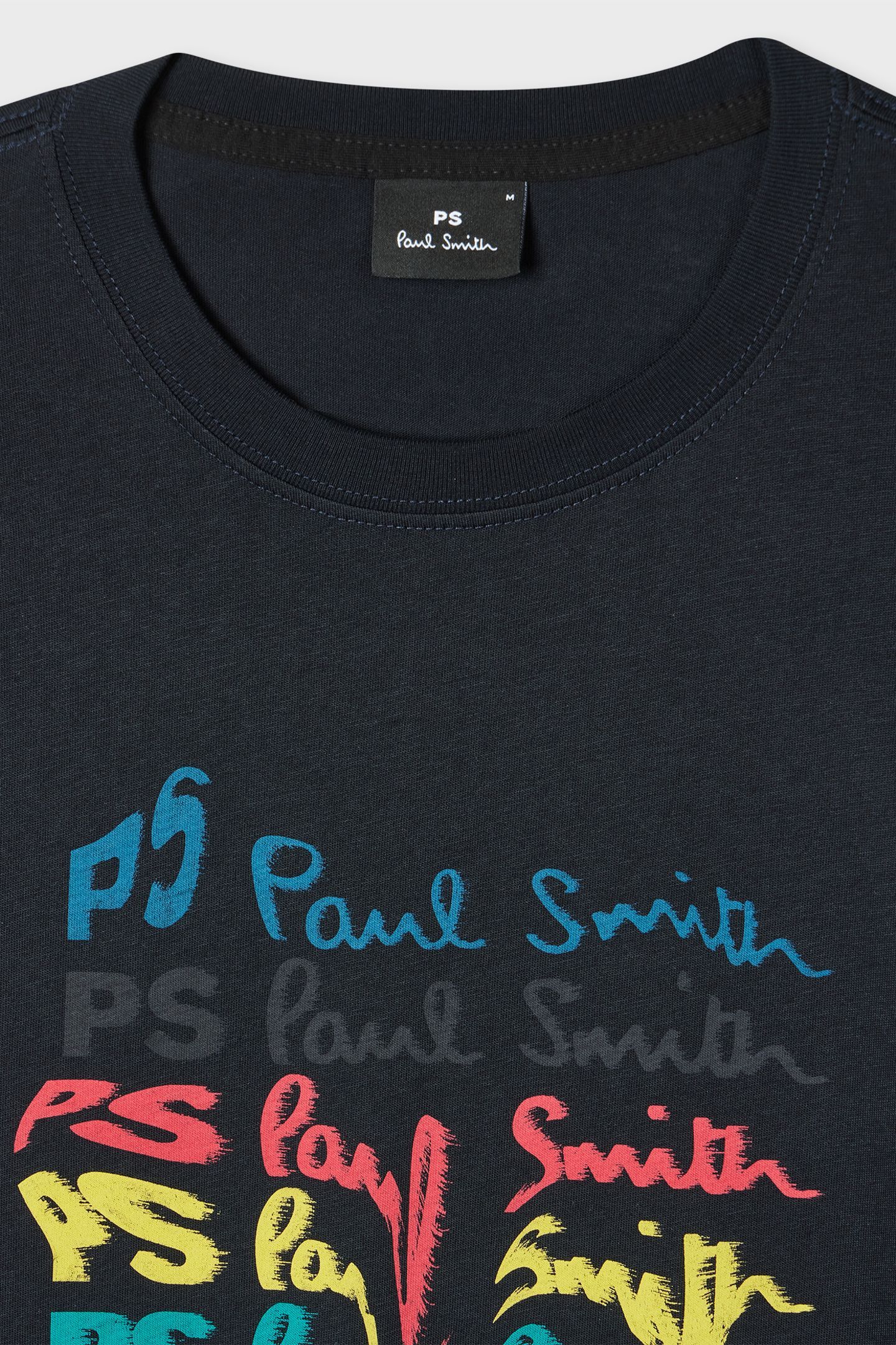 MENS REG FIT SS T SHIRT PS PAUL SMITH VERY DARK NAVY 3