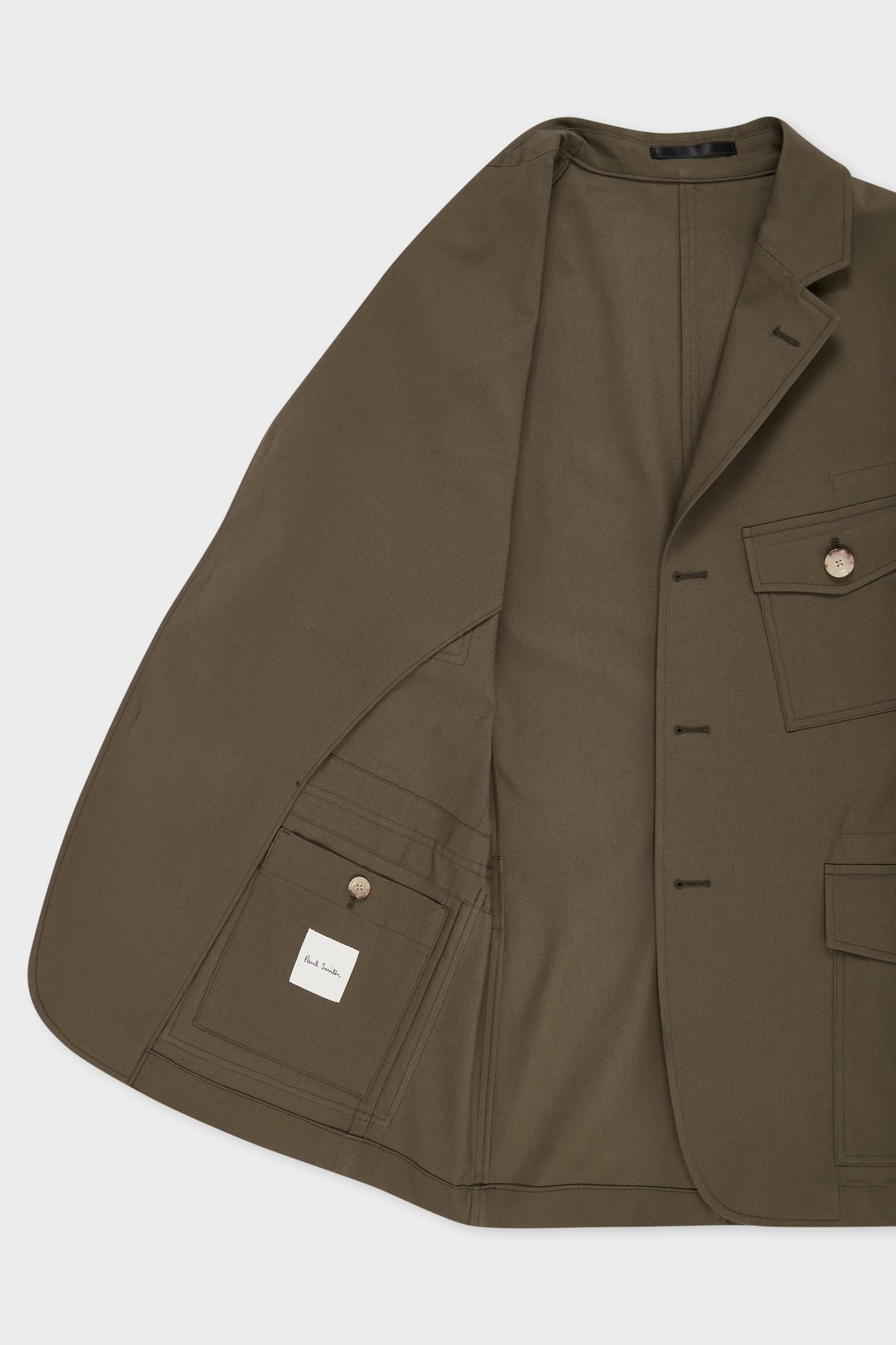 MENS 3 BUTTON JACKET SMOKE 6