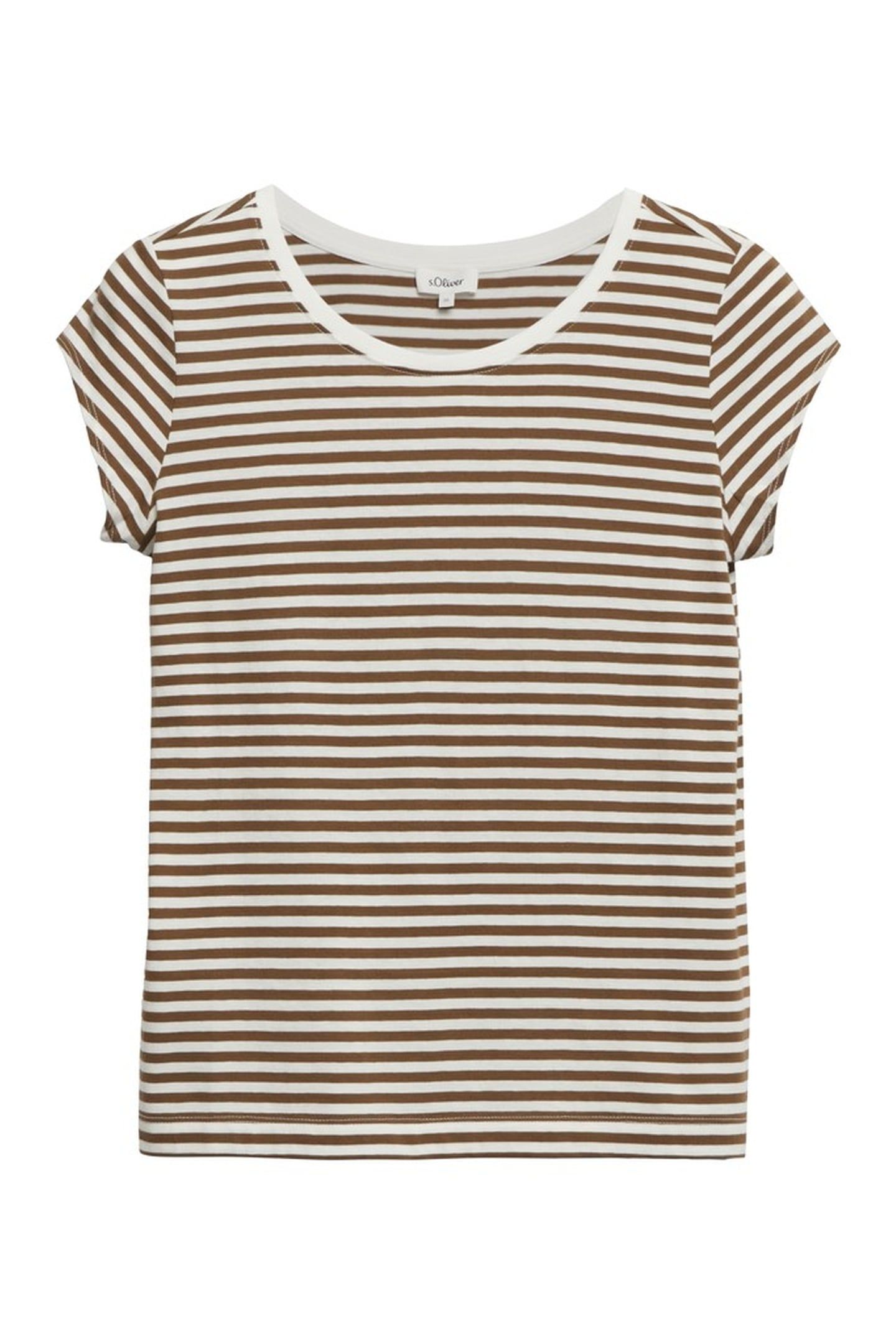 S.OLIVER T-SHIRTS BROWN 4