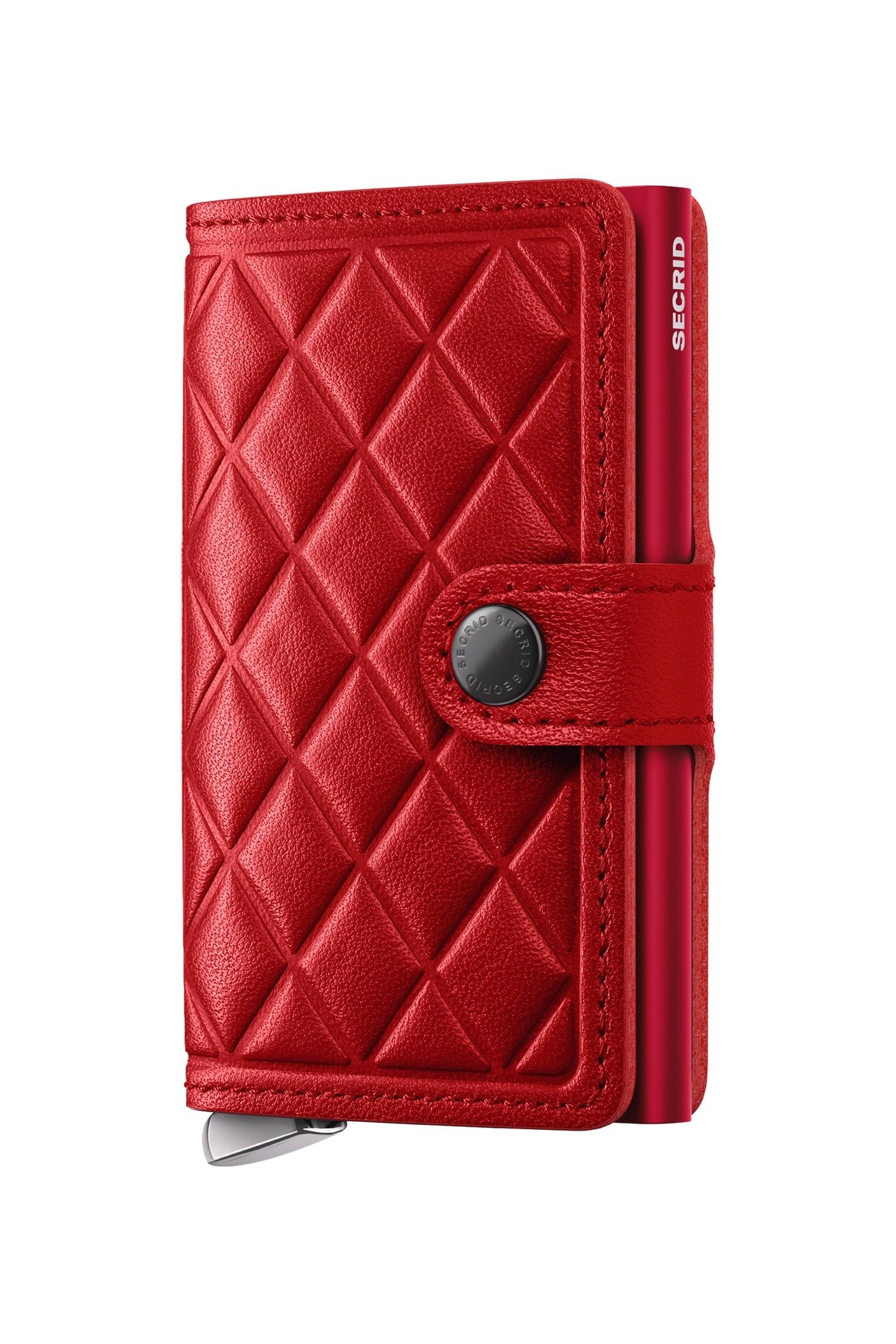 UNISEX MINIWALLET EMBOSS DIAMOND RED 1