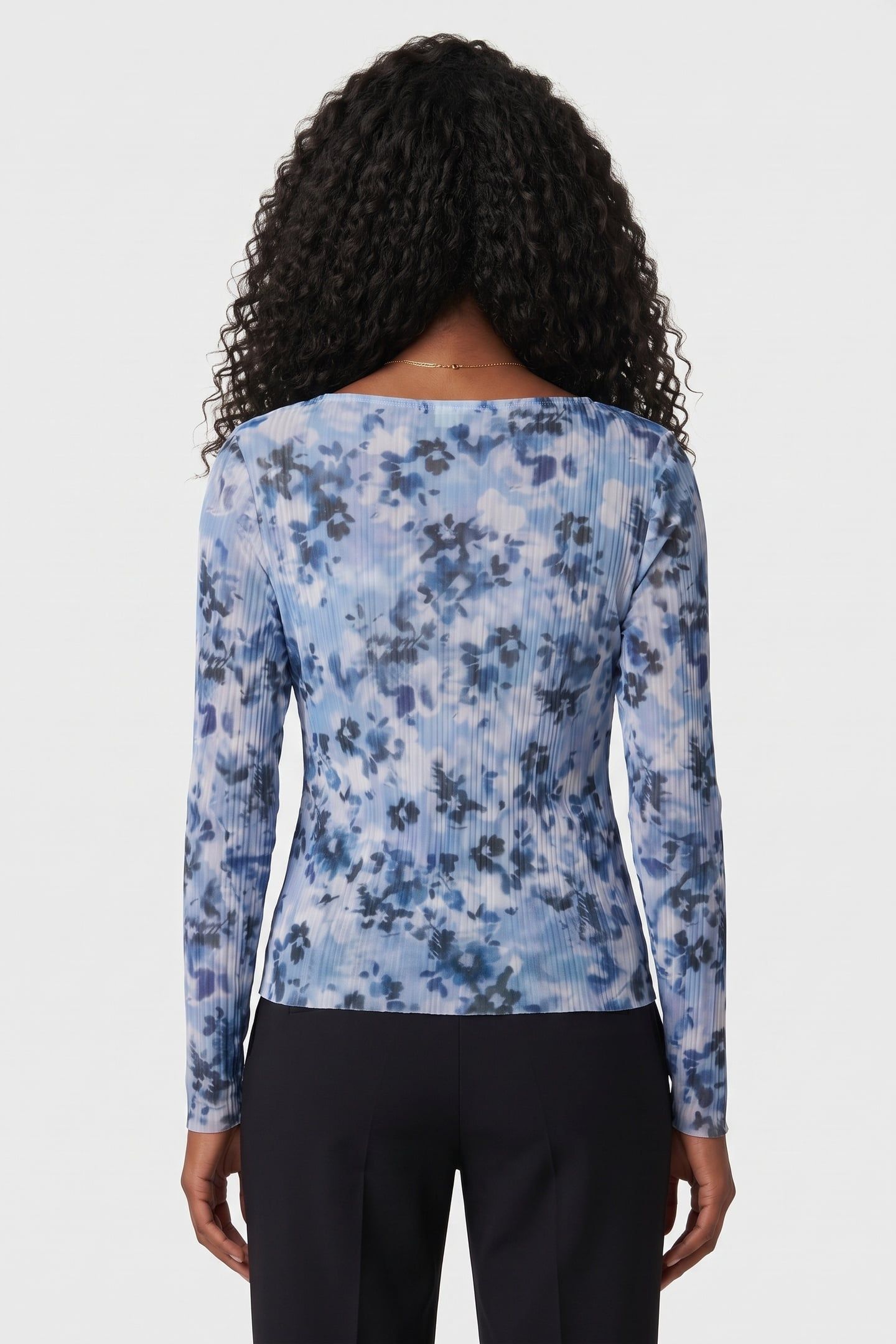 ST YVONNE MESH TOP BLUE 2