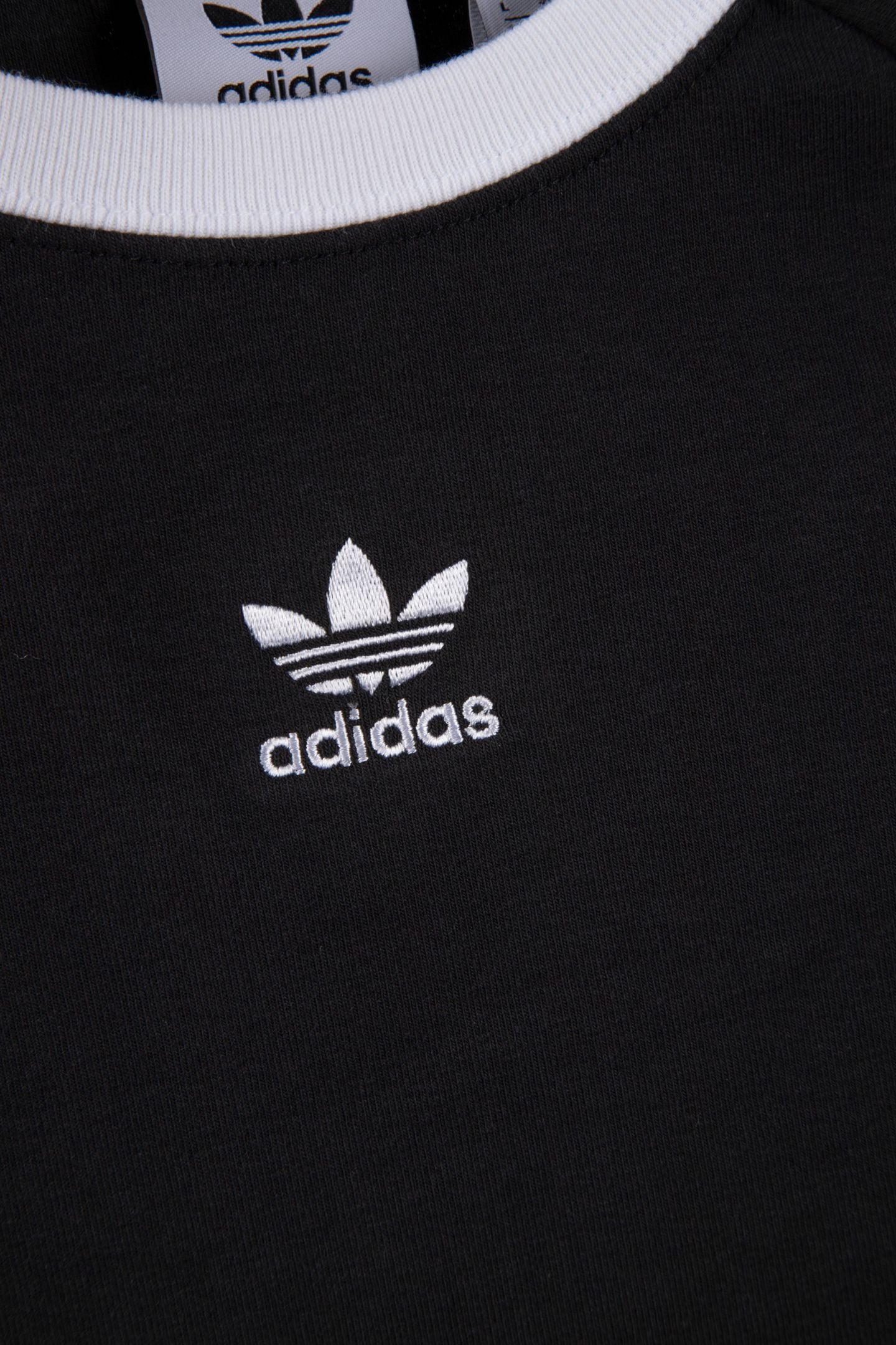 ORIGINALS 3 STRIPE BABY TEE BLACK 4