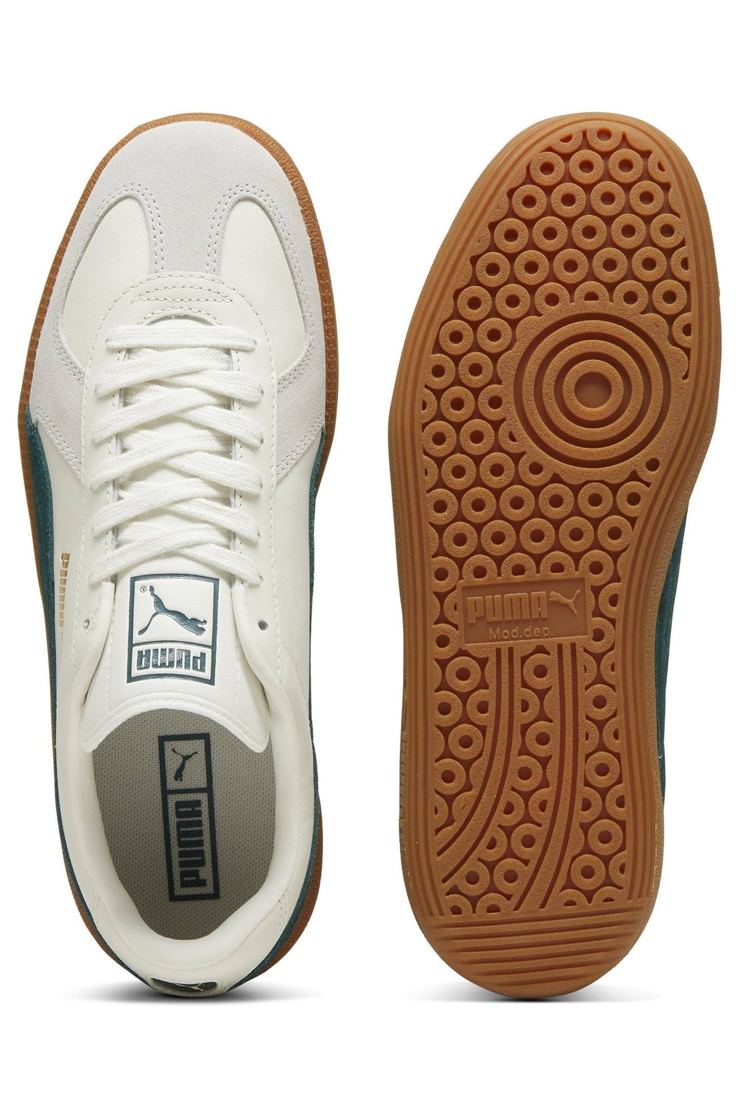 UNISEX ARMY TRAINER WARM WHITE-DARK MYRTLE 7