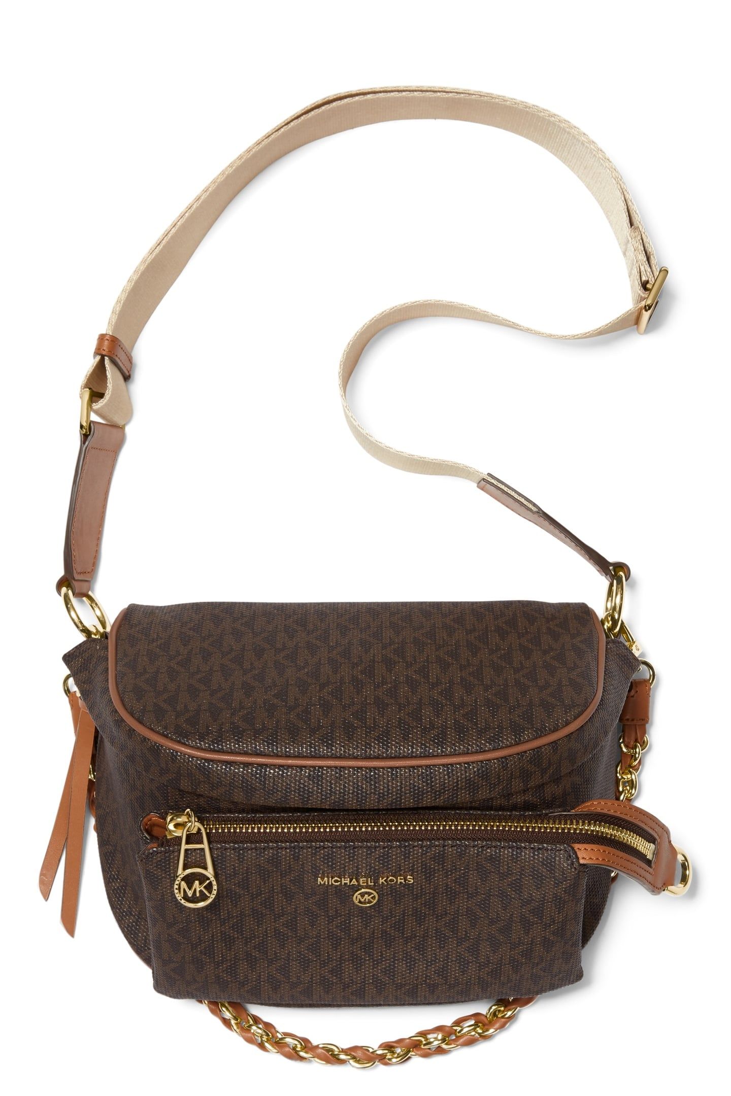 MEDIUM SLING PACK MESSENGER BROWN/ACORN 3