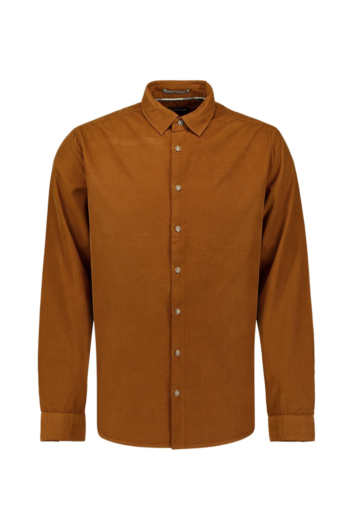 SHIRT BABY CORDUROY CHEST POCKETS CARAMEL 5