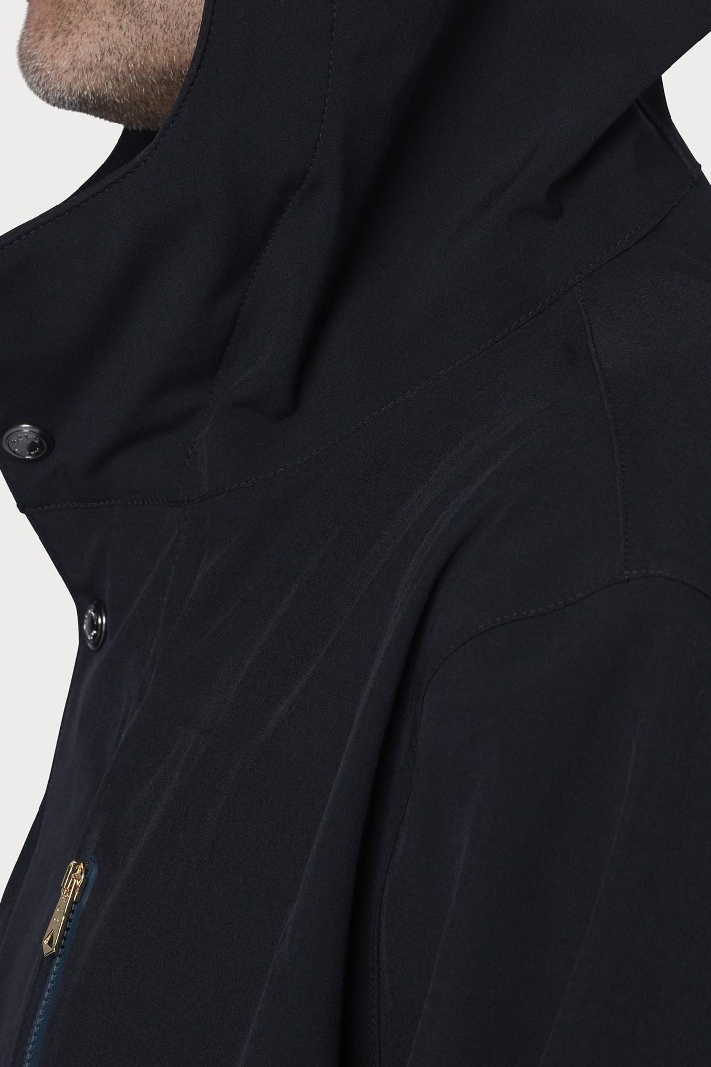MENS TAPE SEAM HOODED JKT VERY DARK NAVY 10