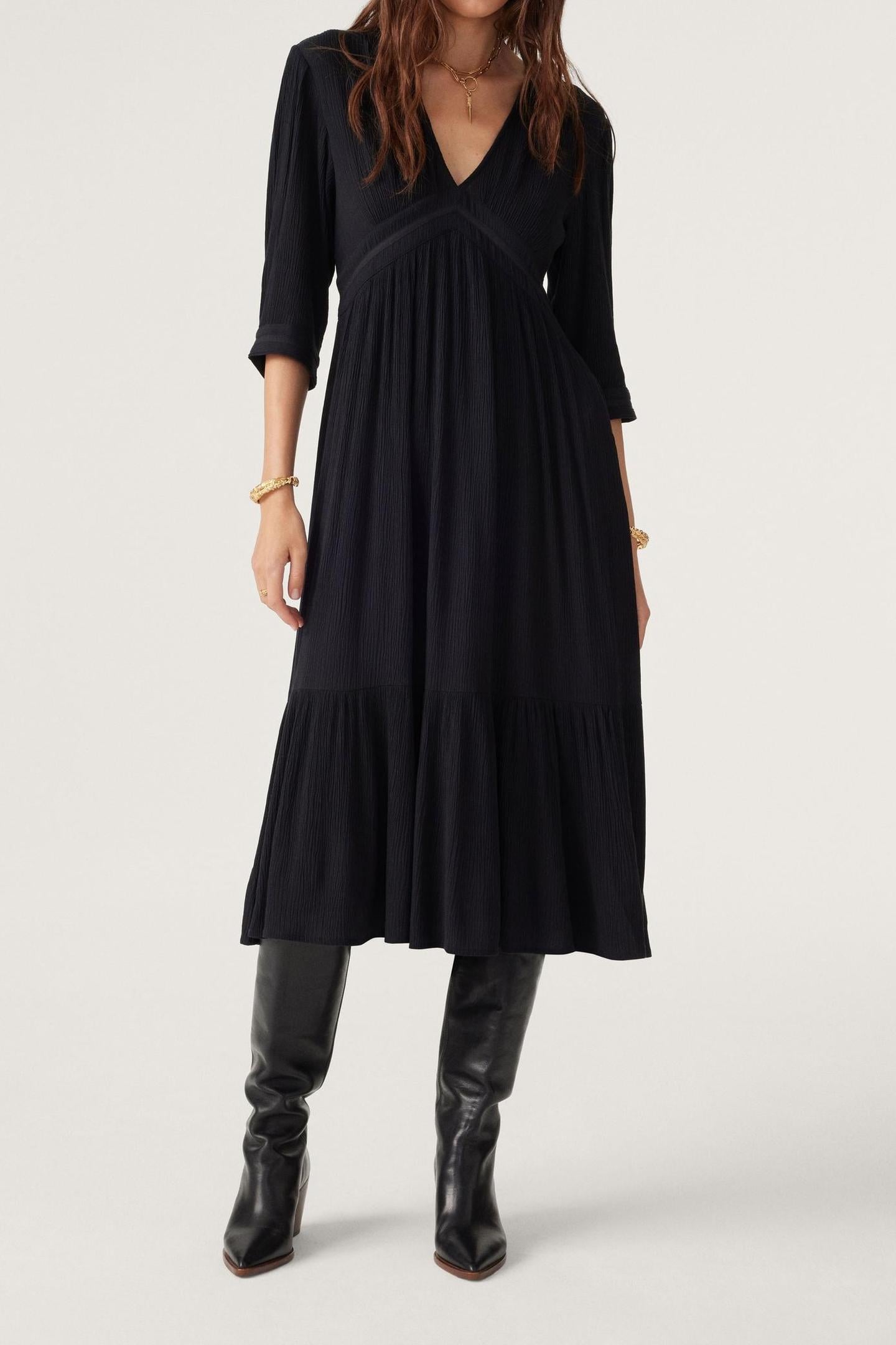 MID-LENGTH DRESS BLACK 1