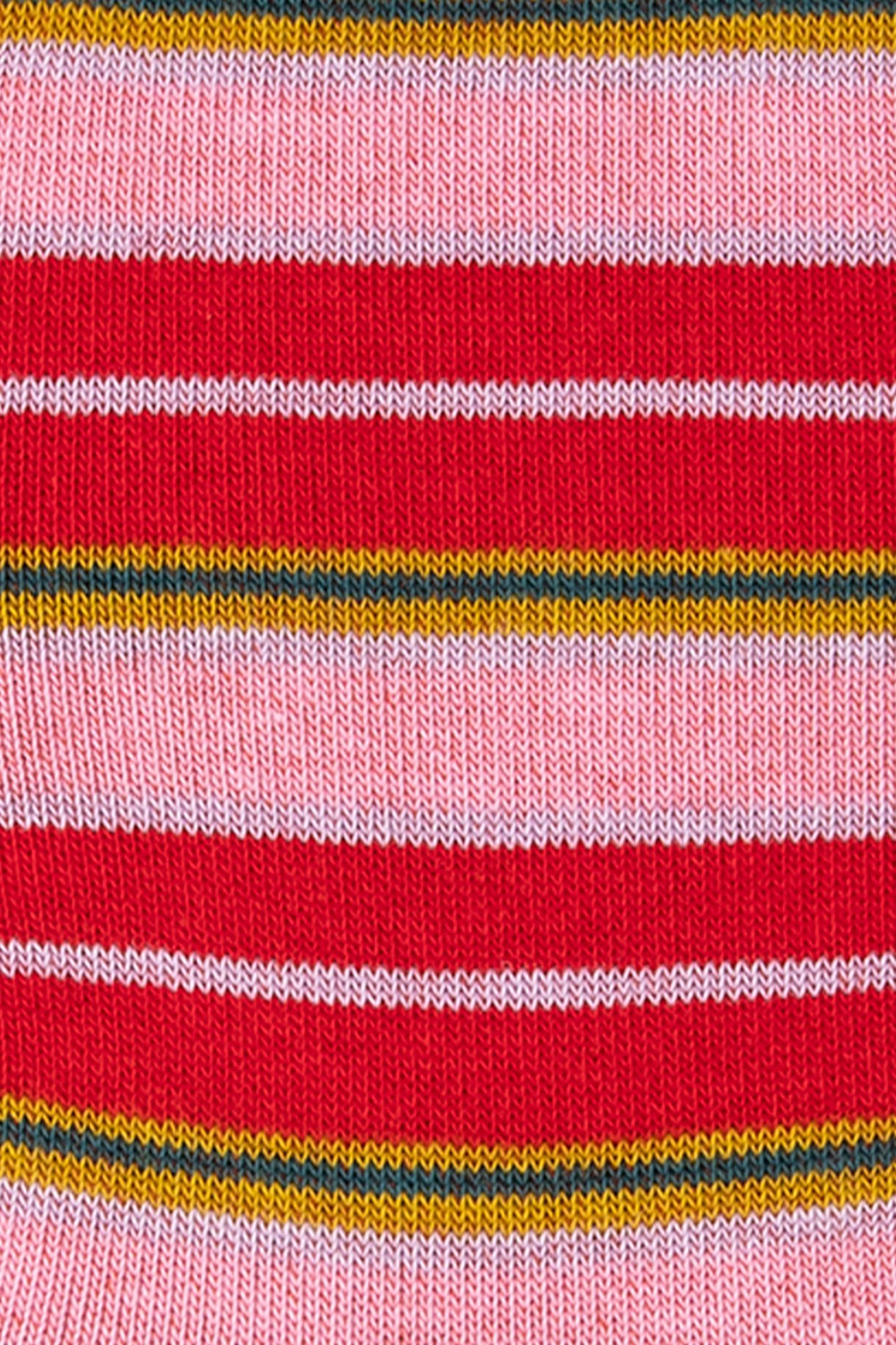WOMEN SOCK EMILIA STRIPE RED 5