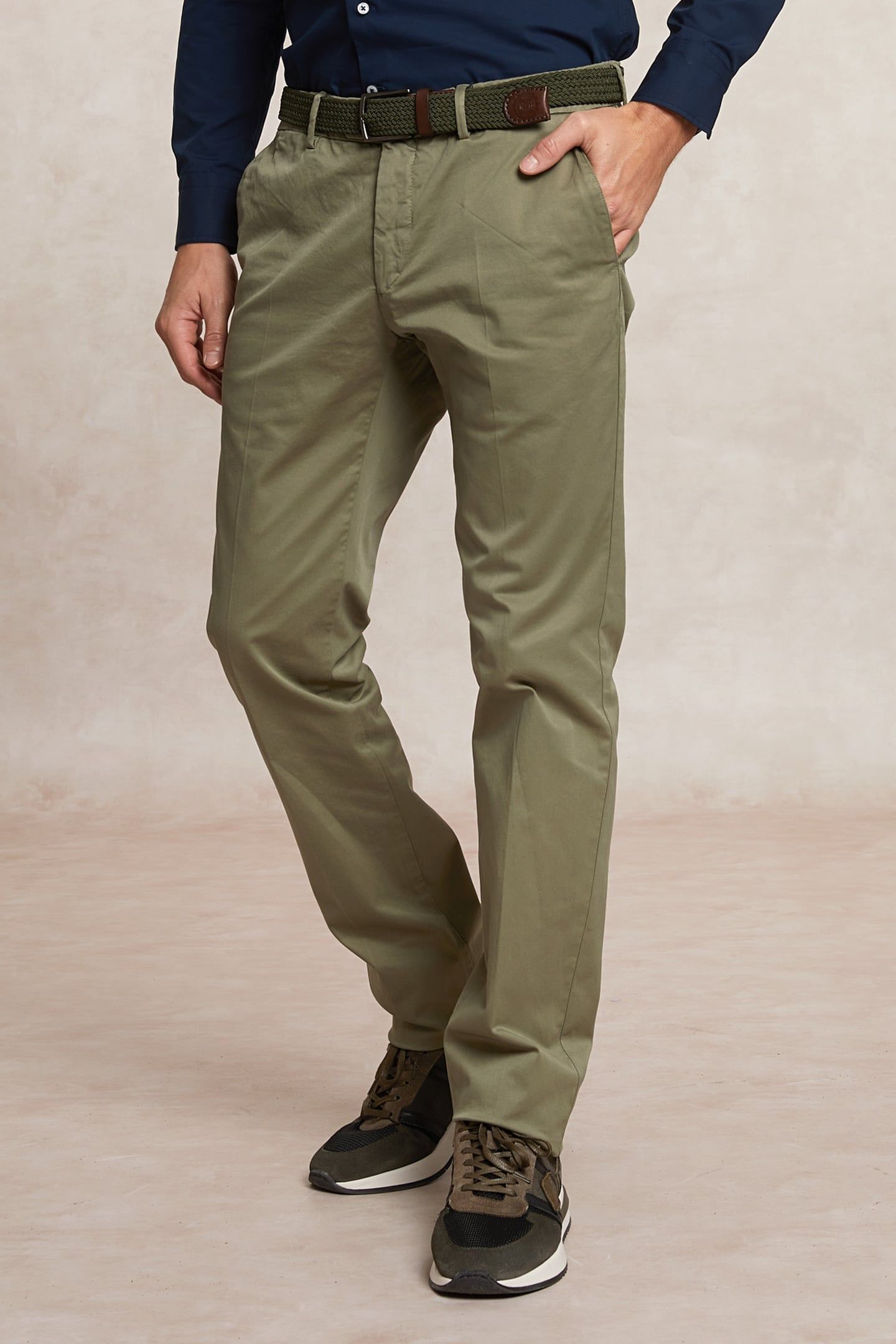 BASIC CHINO STRETCH KHAKI 3