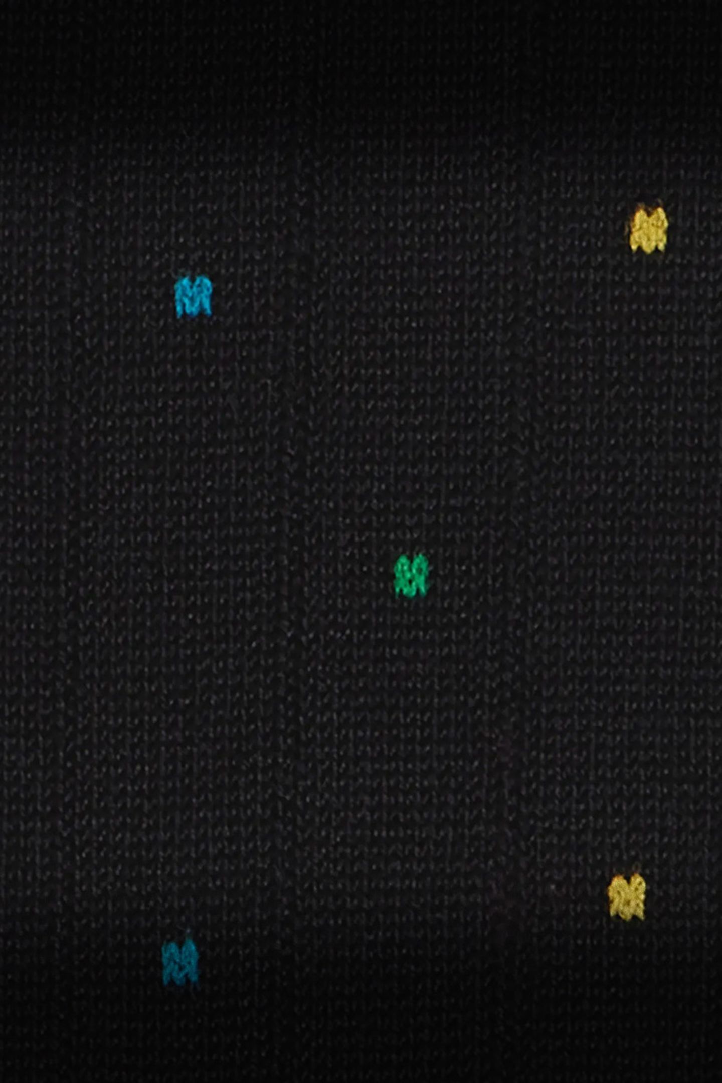MEN SOCK SIGNATURE DOT BLACK 6