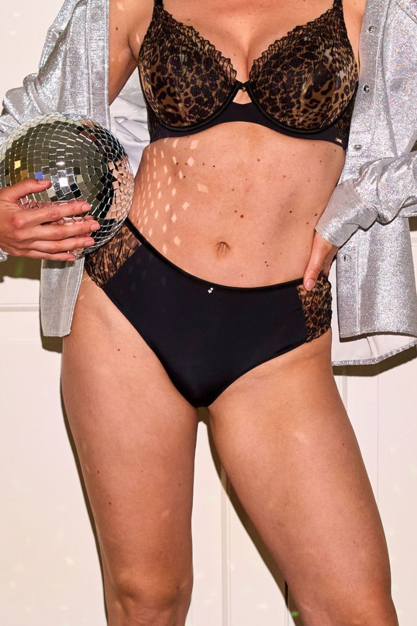 CO BO. BRIEF FIERCE GREY LEOPARD 3