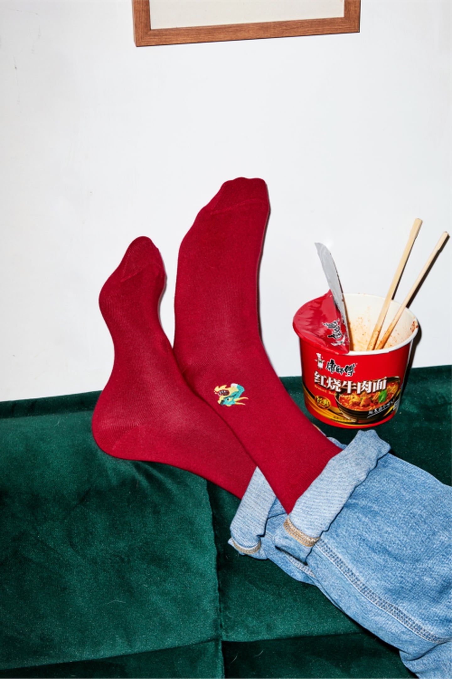 A-DAM 3-PACK CASUAL SOCKS DROGO SALSA 3