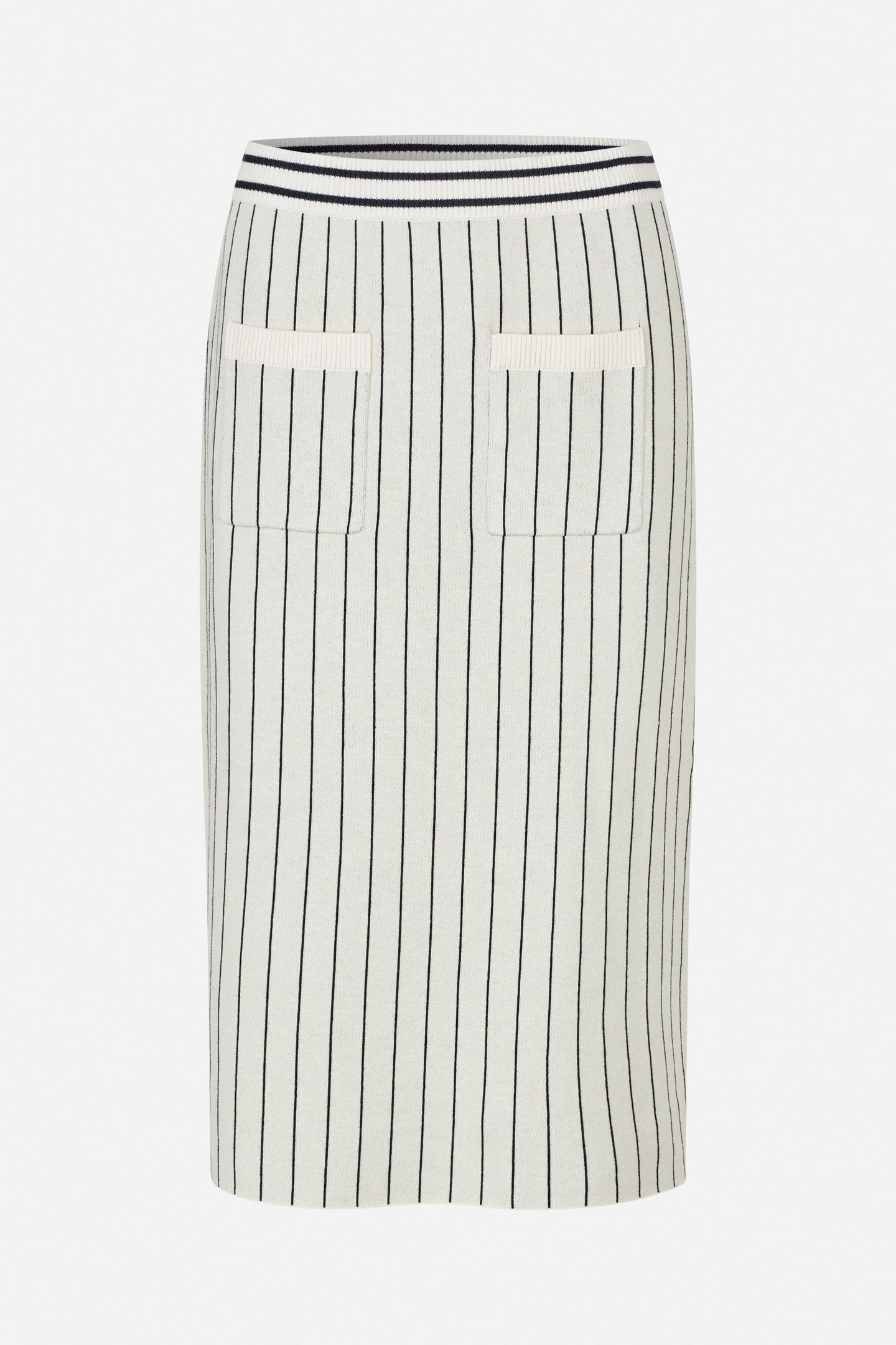 CELIE SKIRT CREME NAVY STRIPE 5