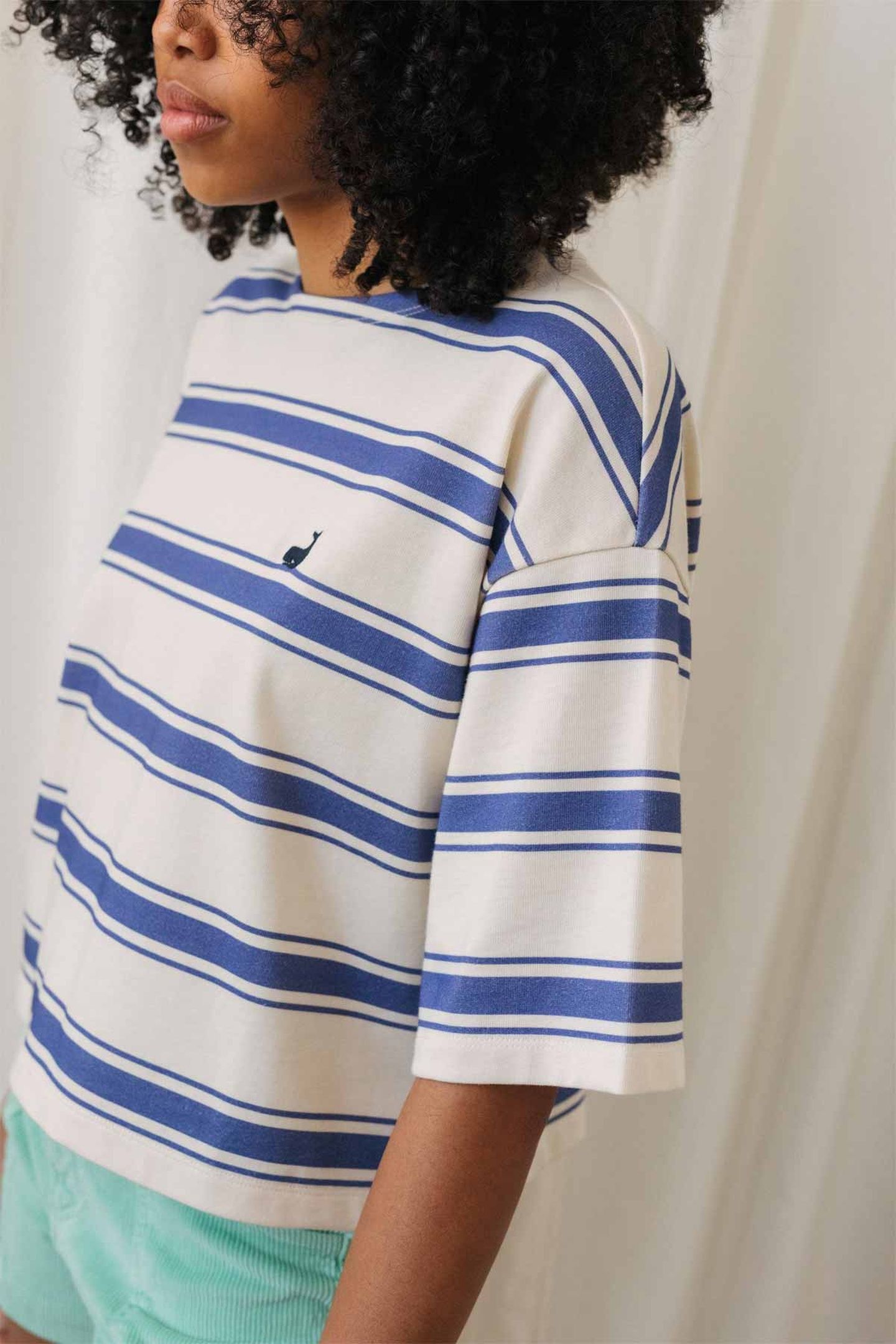 FINGAL T-SHIRT COBALT BLUE STRIPES 6