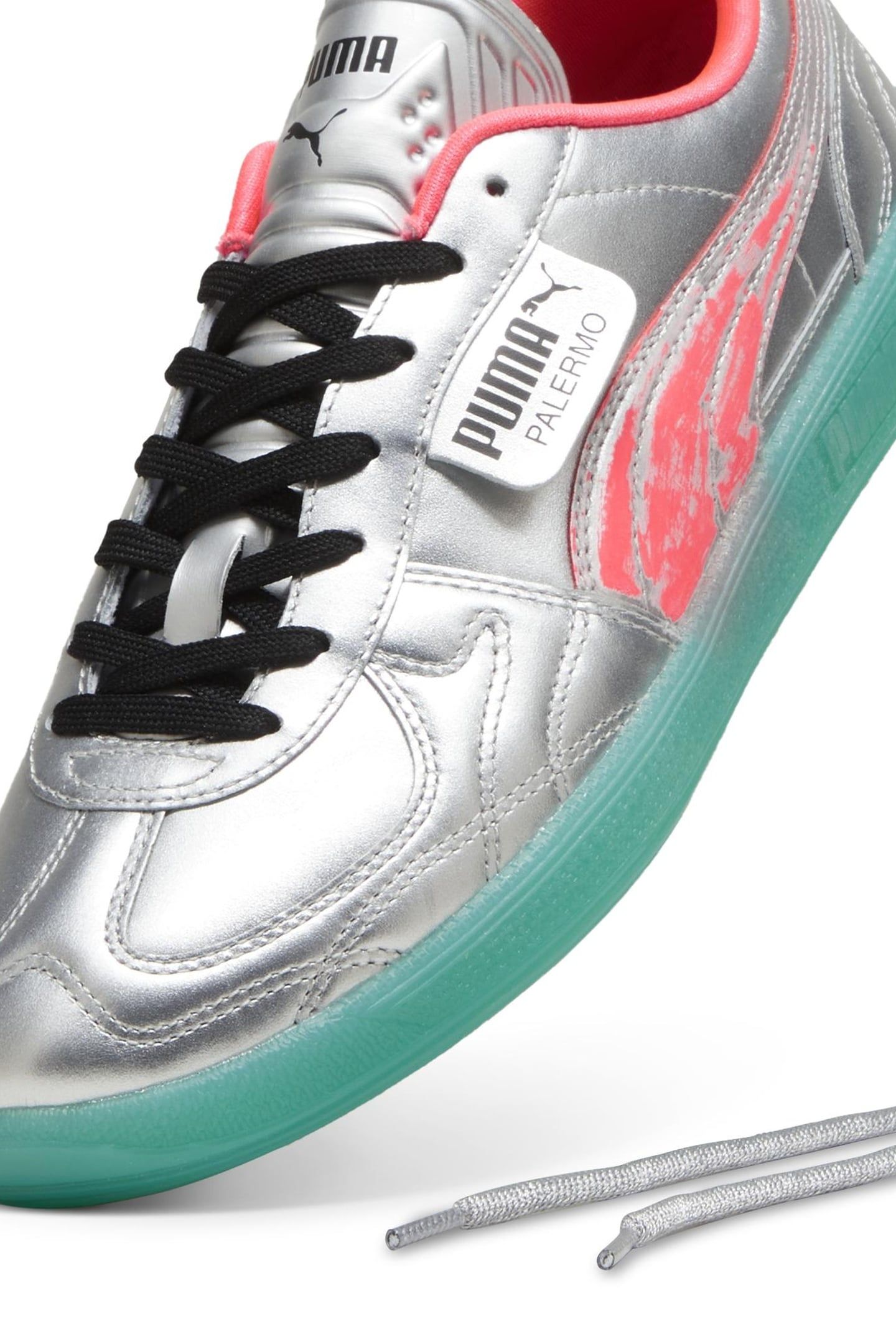 UNISEX PALERMO NEWGENFOOTY SILVER-SPARKLING GREEN 4