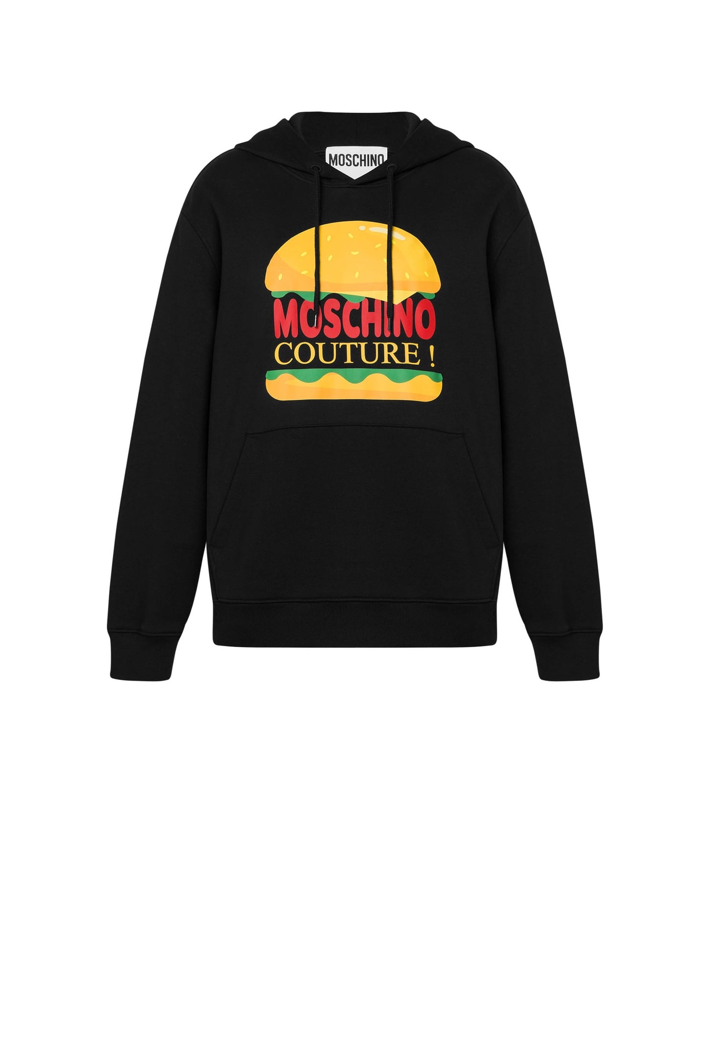 HAMBURGER HOODIE BLACK 3