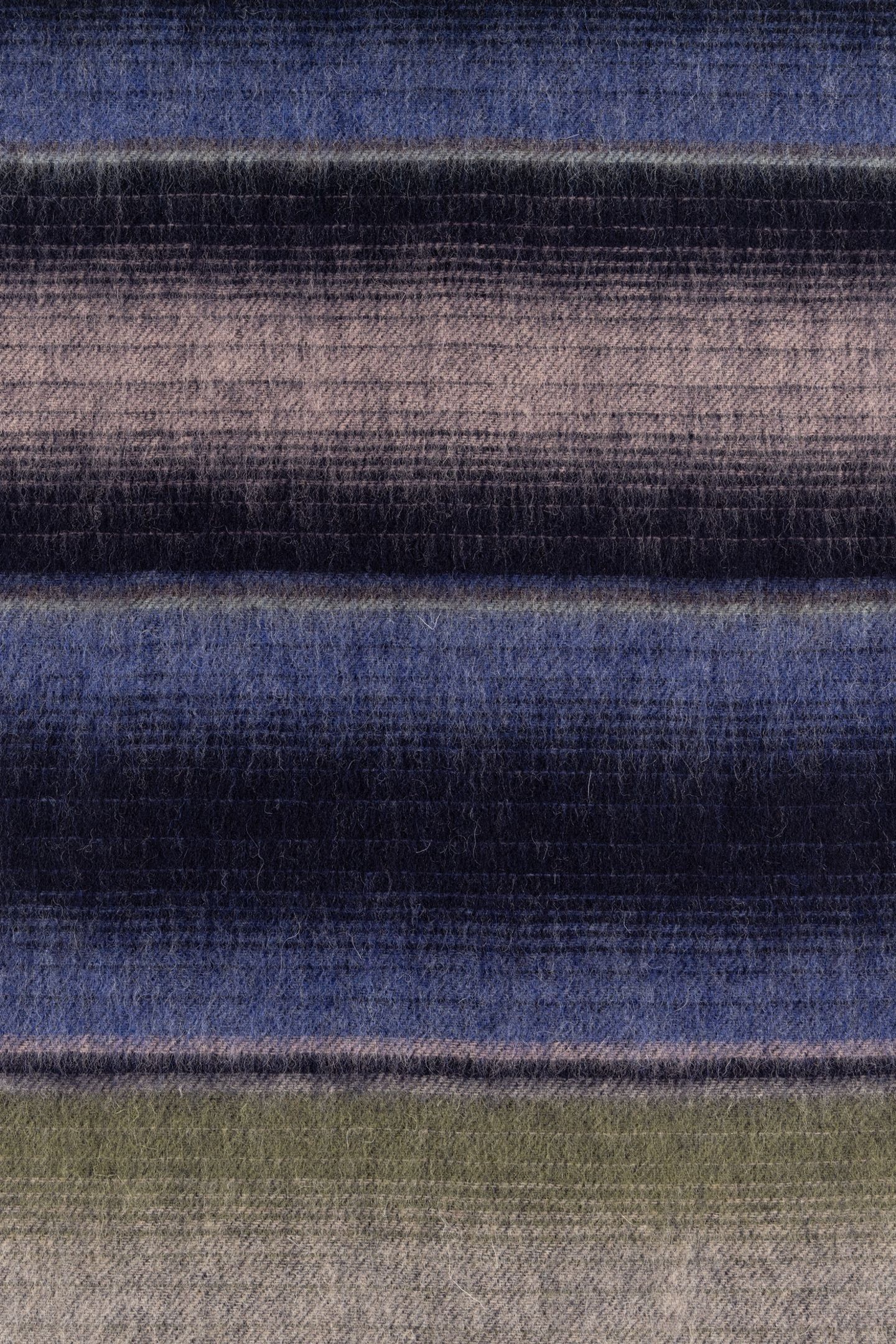 MEN SCARF DEGRADE STRIPE NAVY 7
