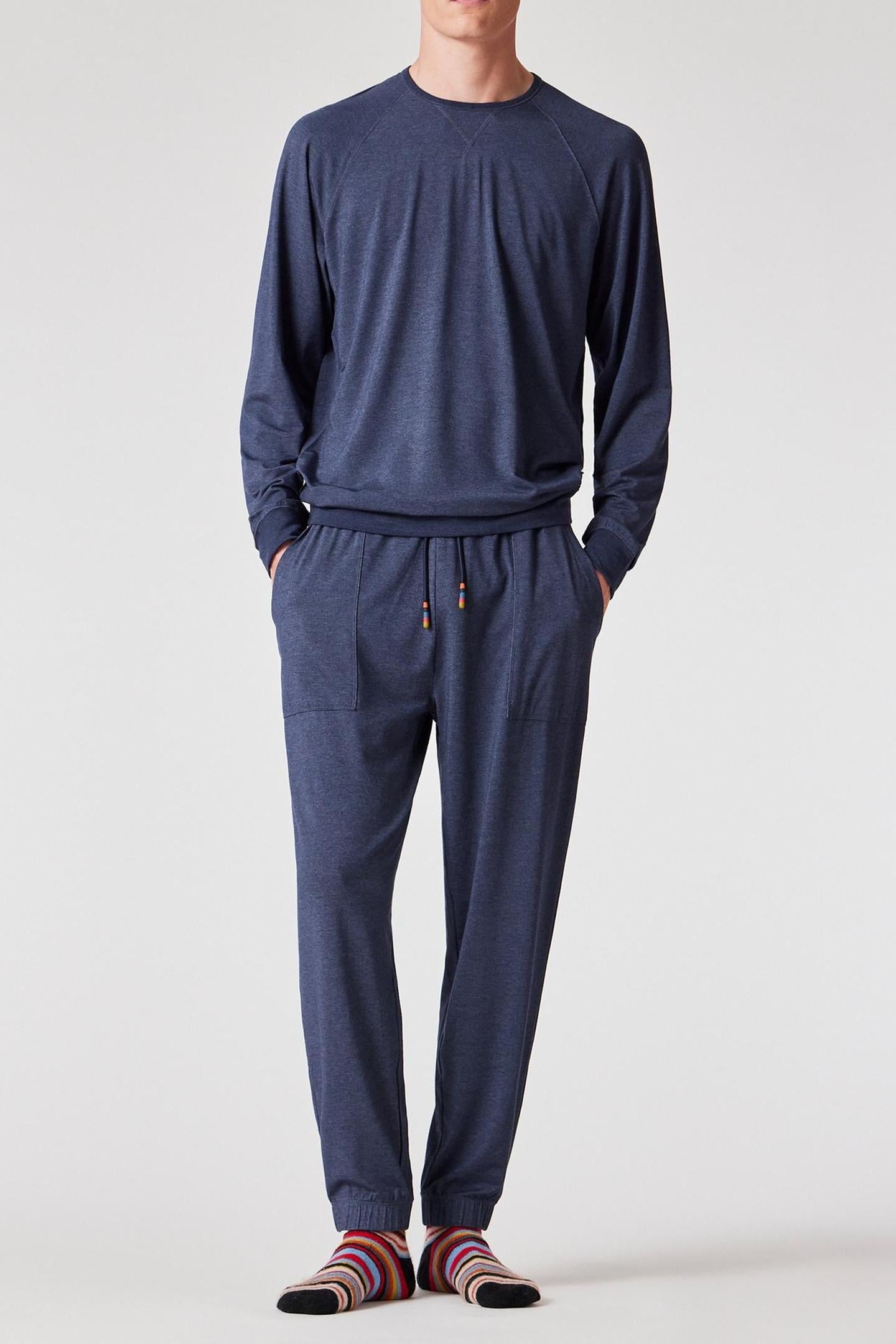 MEN L/S TOP HARRY MODAL NAVY 3