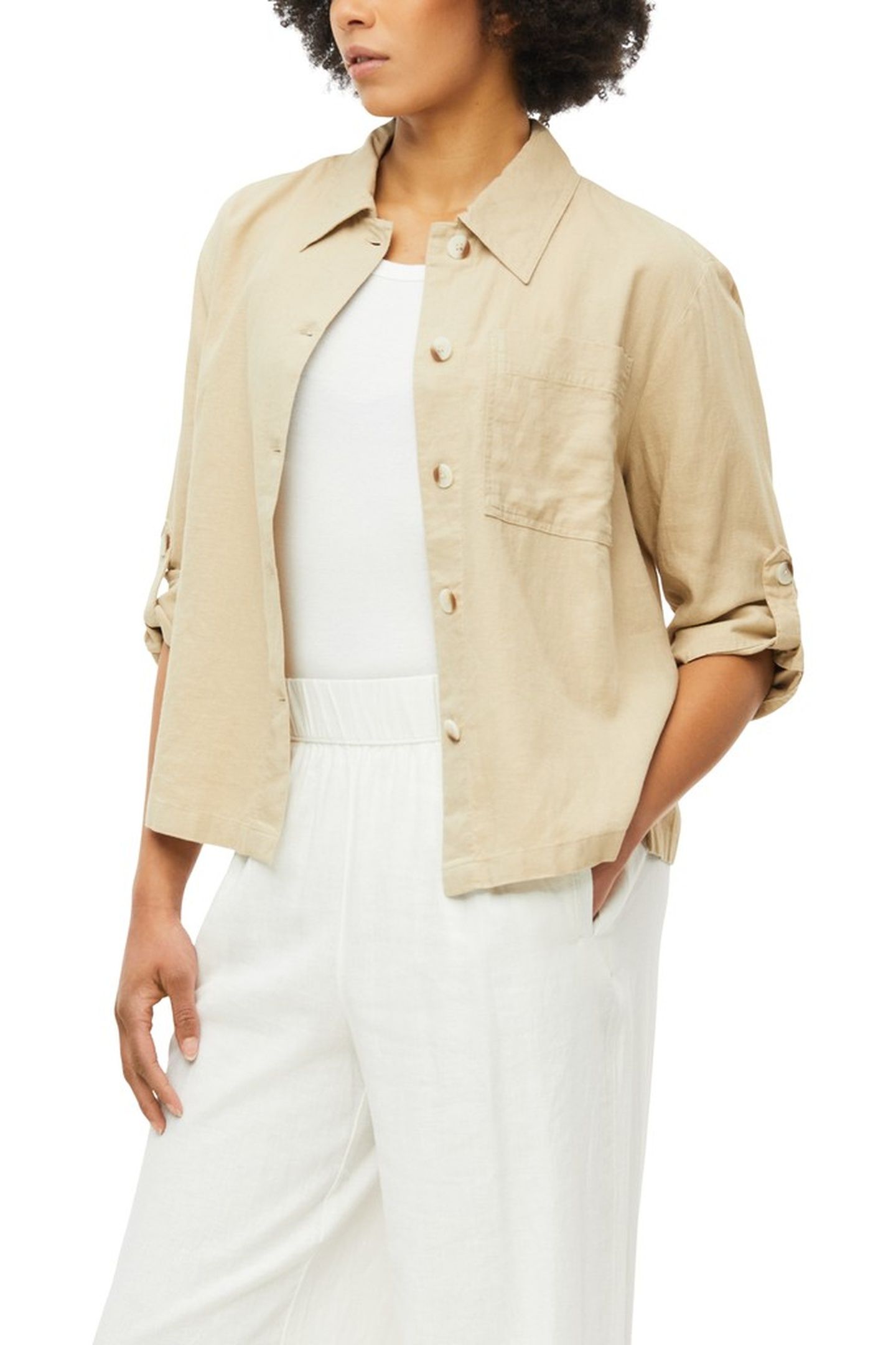 S.OLIVER BLOUSES BEIGE 4
