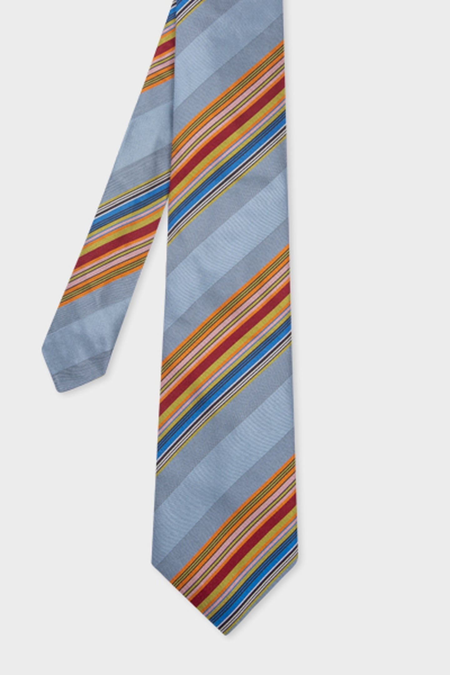 MEN TIE STRIPE BLUE 3