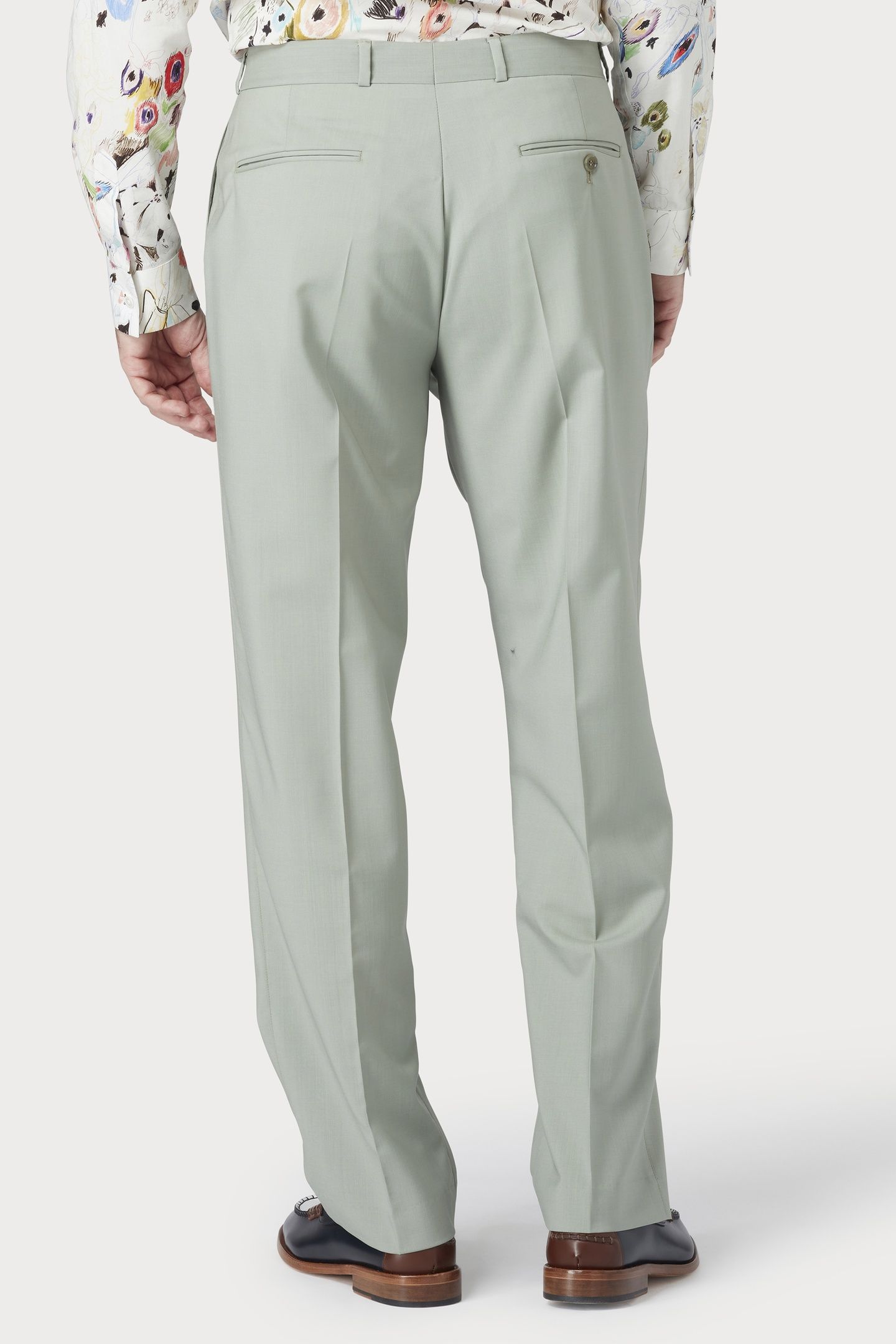 MENS TROUSER LT GREYISH GREEN 2