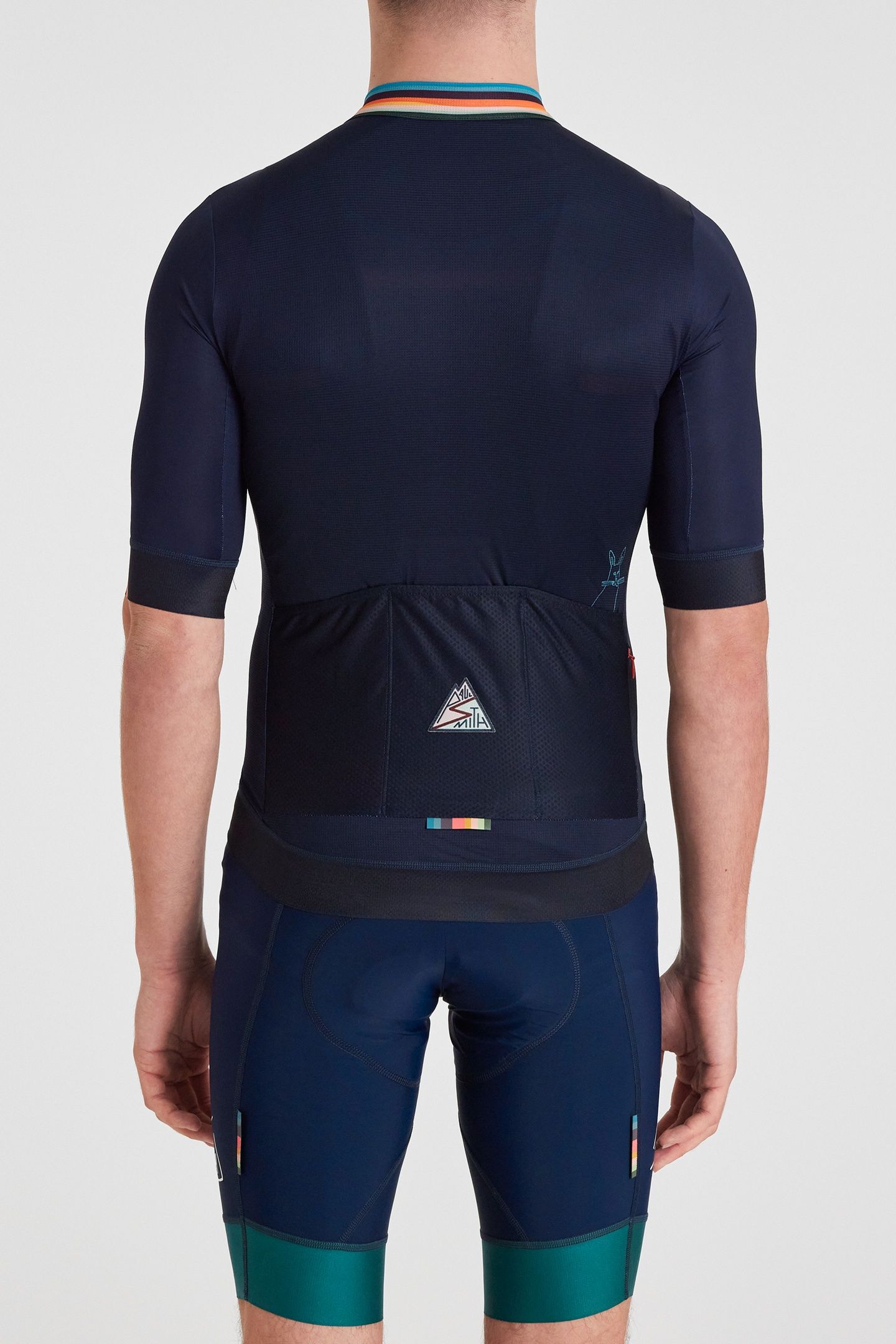 MENS CYCLE JERSEY S/S ARTIST STRIPE VERY DARK NAVY 1