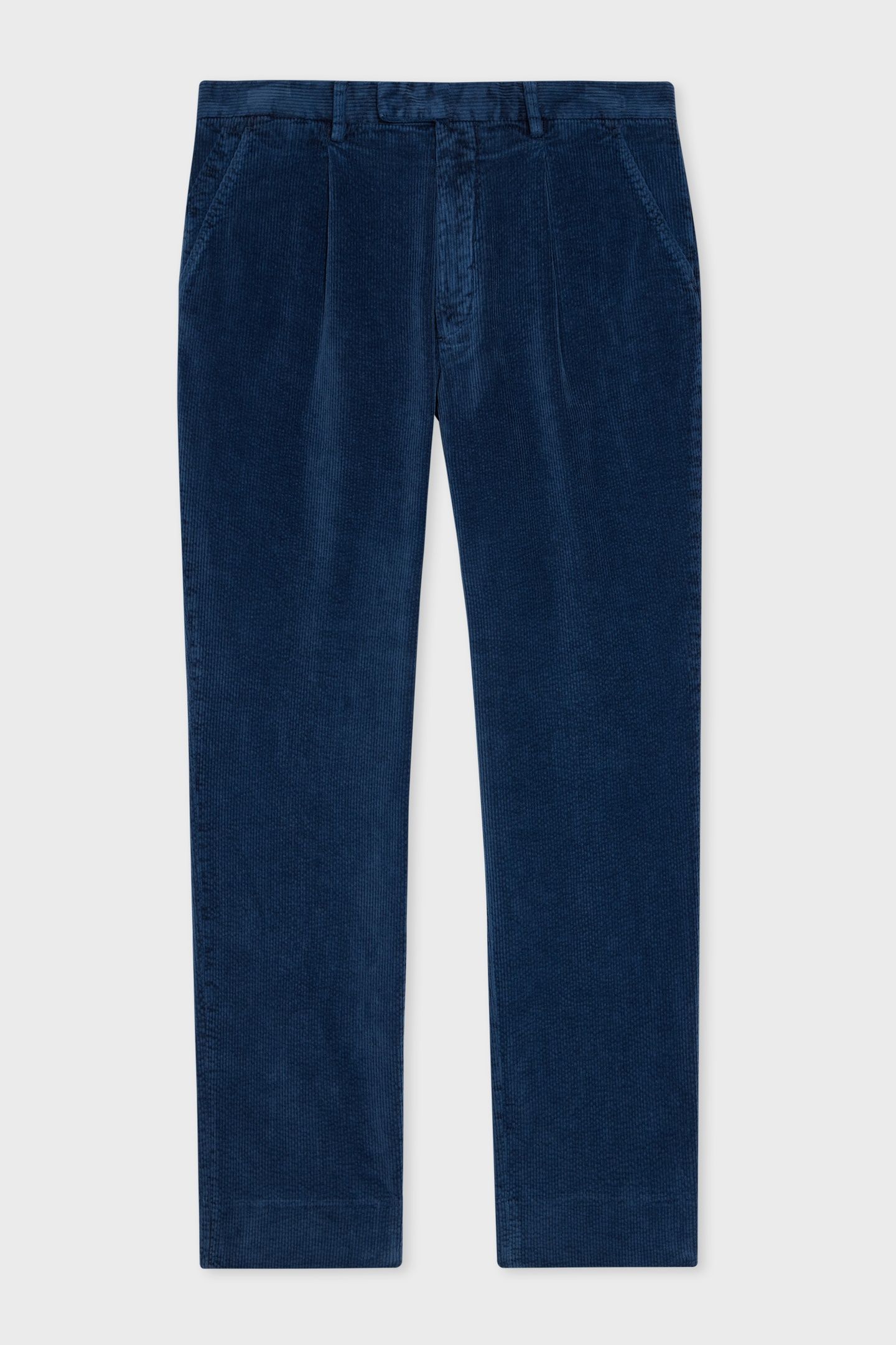 MENS PLEATED SMART TRS GREYISH BLUE 4