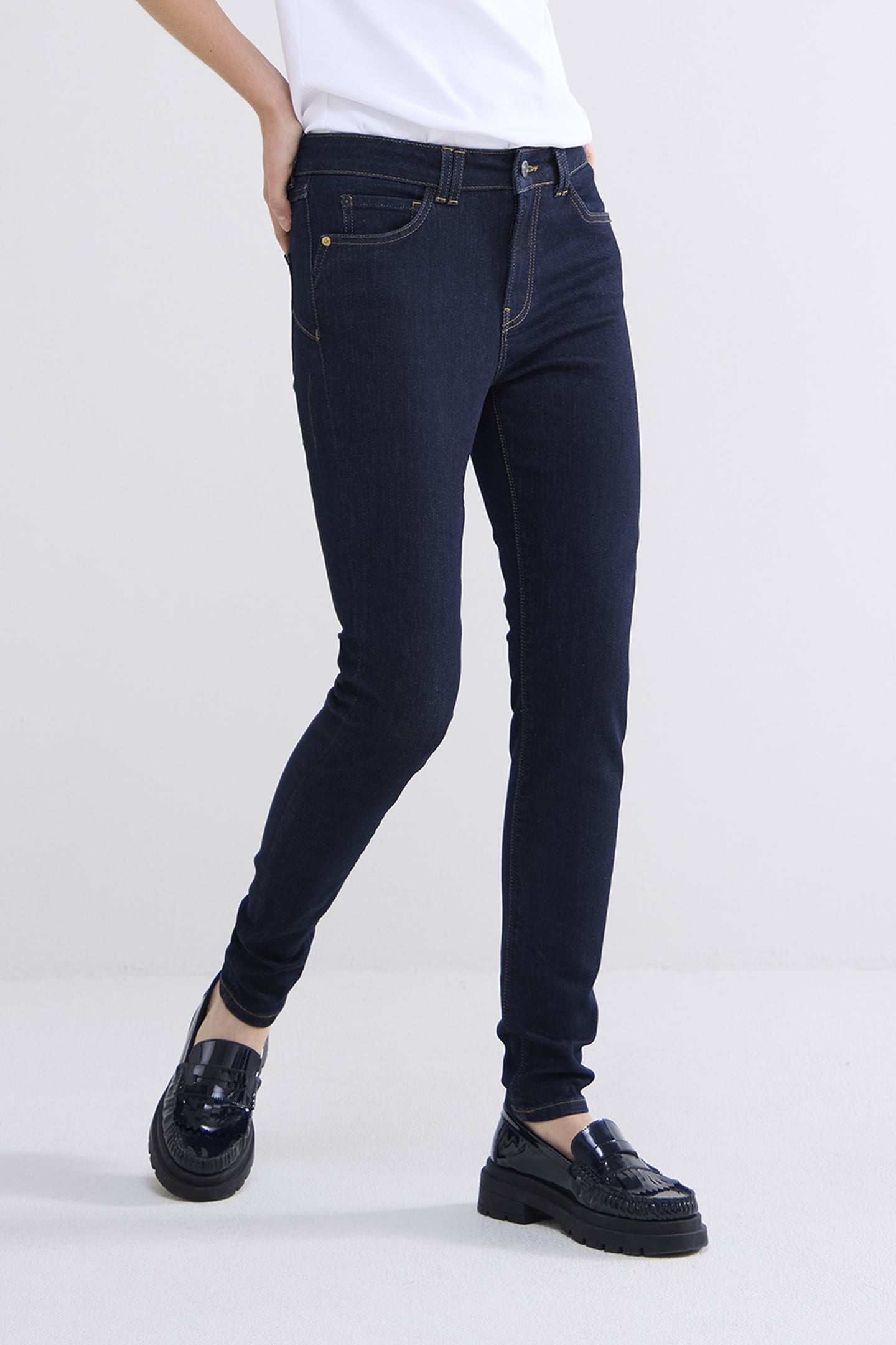 SKINNY FIT JEANS BOOM STRETCH DENIM DARK INDIGO 1