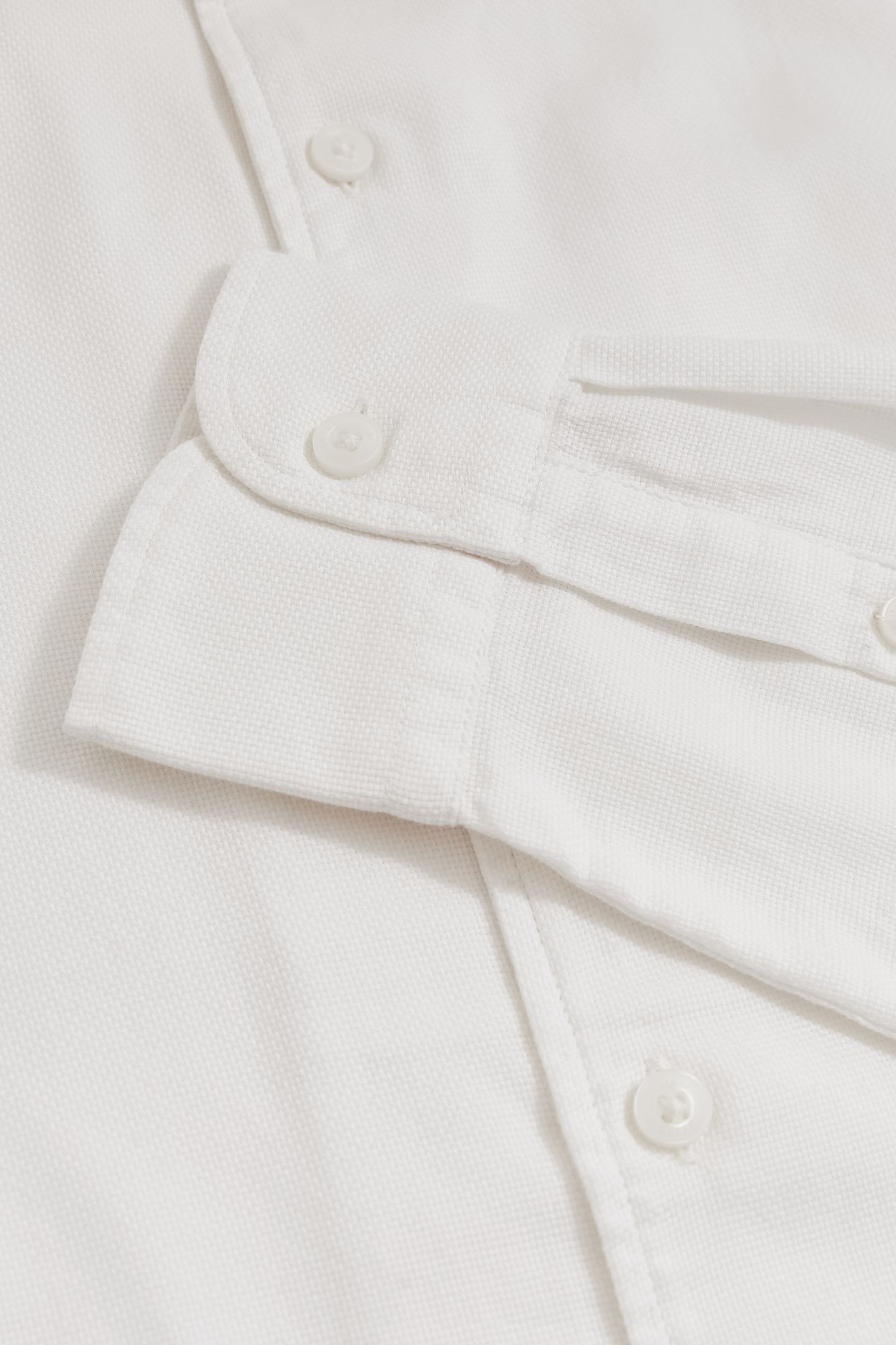 LS GARMENT DYE PIQUE SHIRT WHITE 6