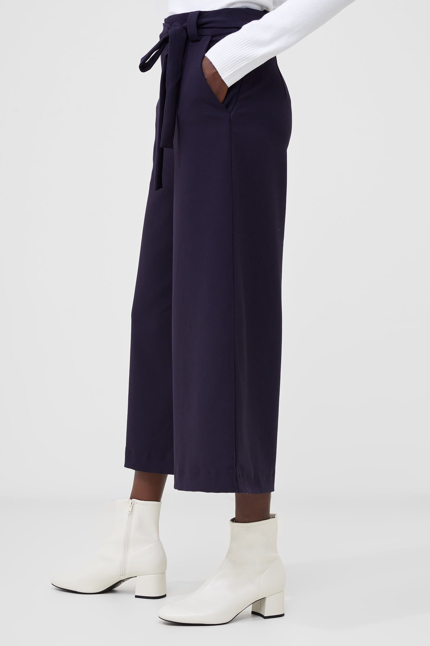 WHISPER BELTED CULOTTES UTILITY BLUE 4