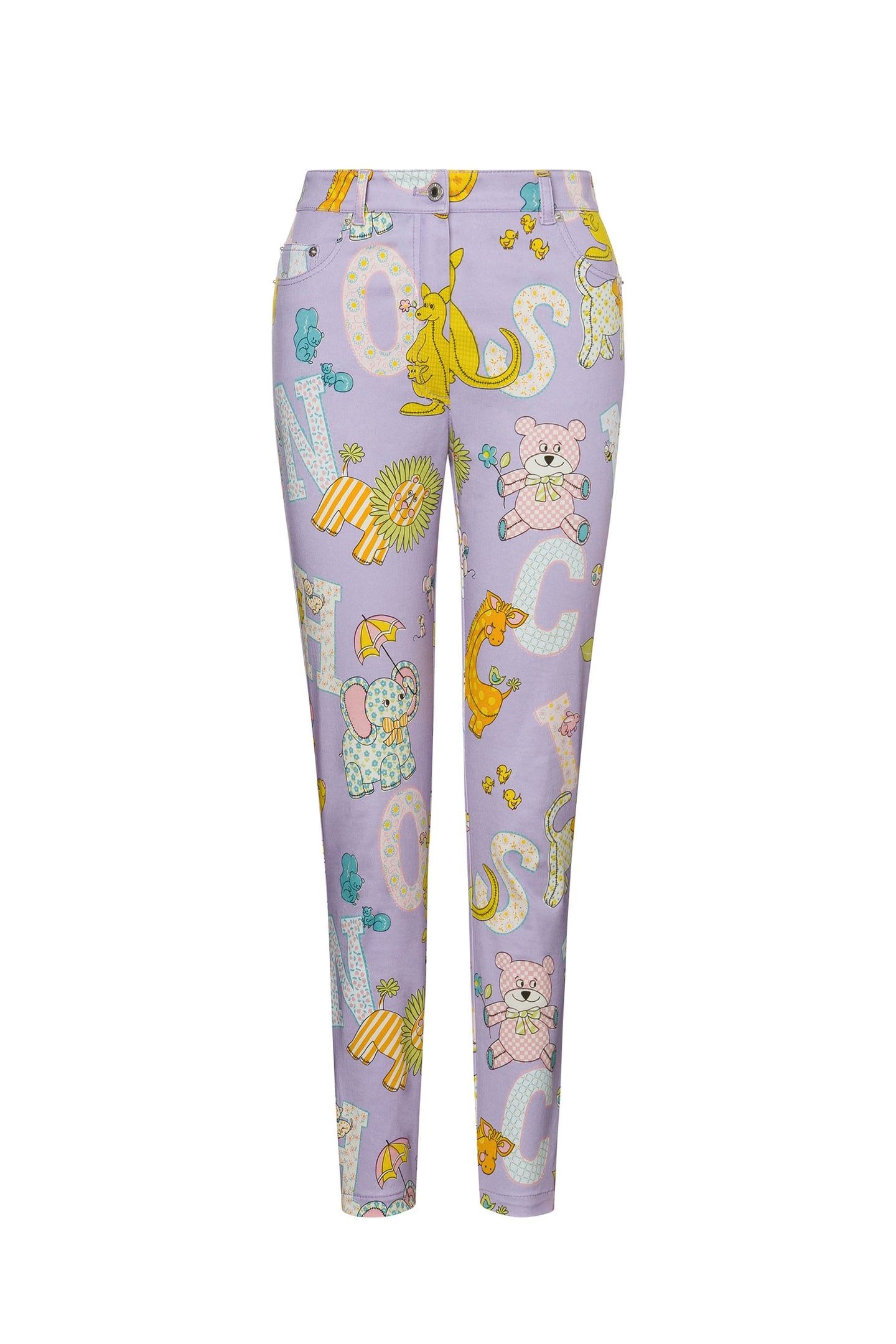 CIRCUS LOGO GABARDINE TROUSERS PURPLE 3