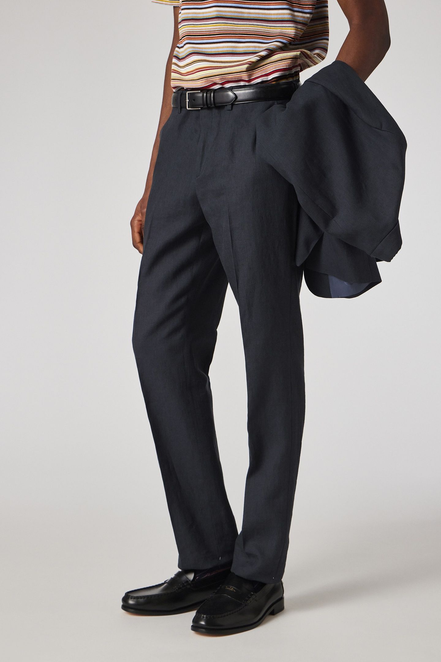 MENS SLIM FIT TROUSER VERY DARK NAVY 2