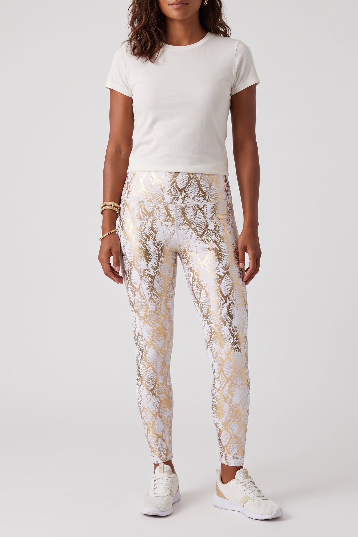 DEFINE HIGH-WAISTED ULTRALUXE LEGGING COPPER FOIL SNAKE 1