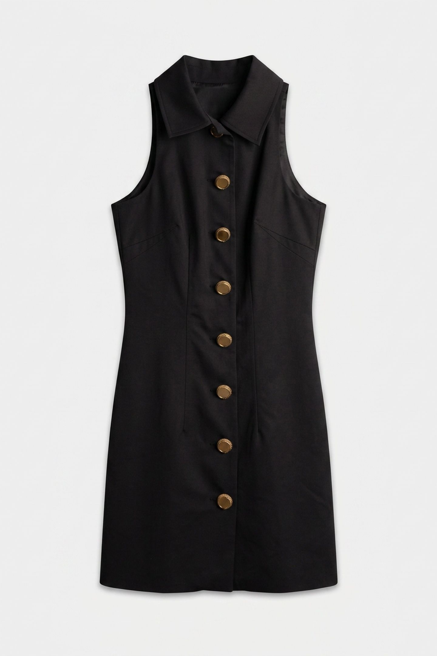NADA SHIRT COLLAR SL JET BLACK A996 3