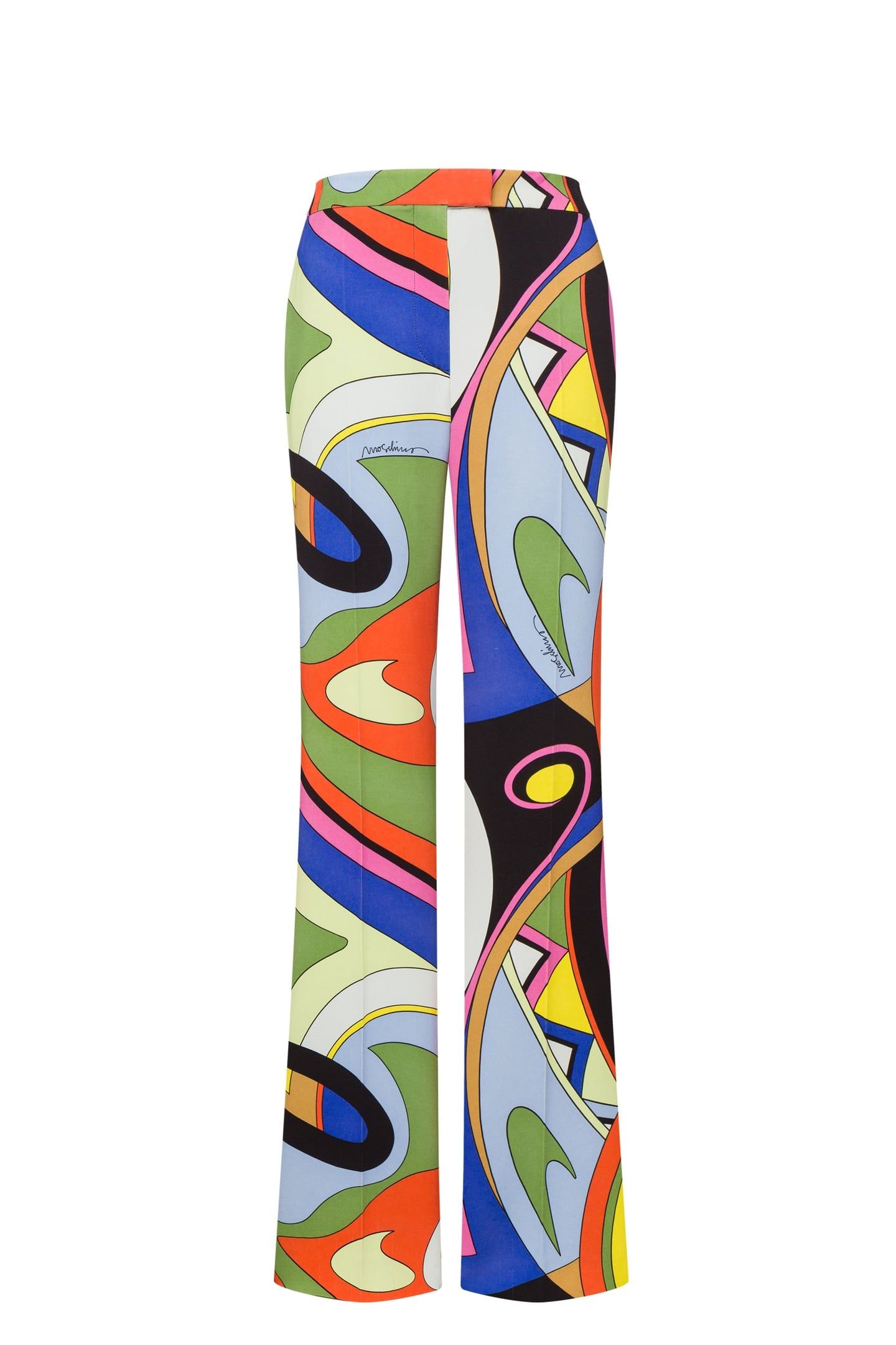 MULTICOLOR PRINT CADY TROUSERS MULTICOLOR 3