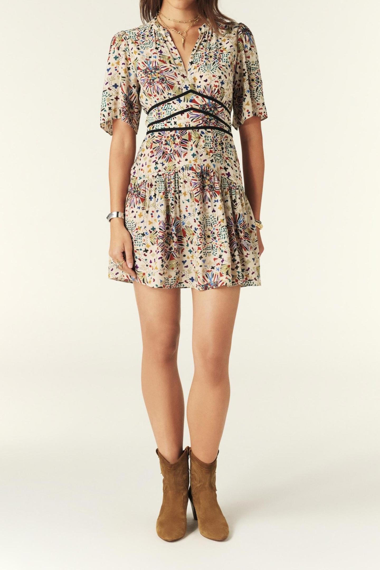 MINI DRESS BEIGE 1