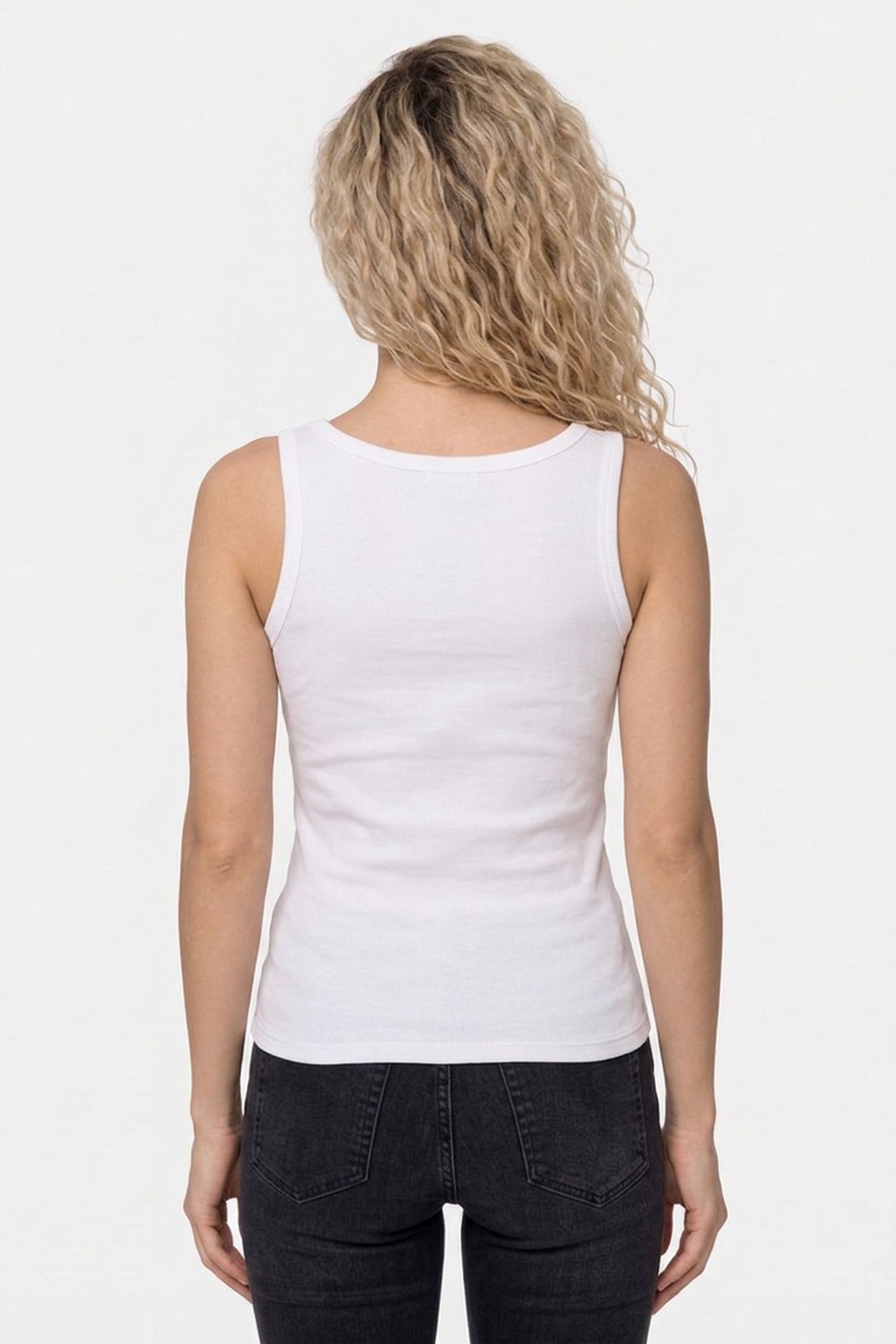 CHENILLE LOGO TANK T PURE WHITE 2