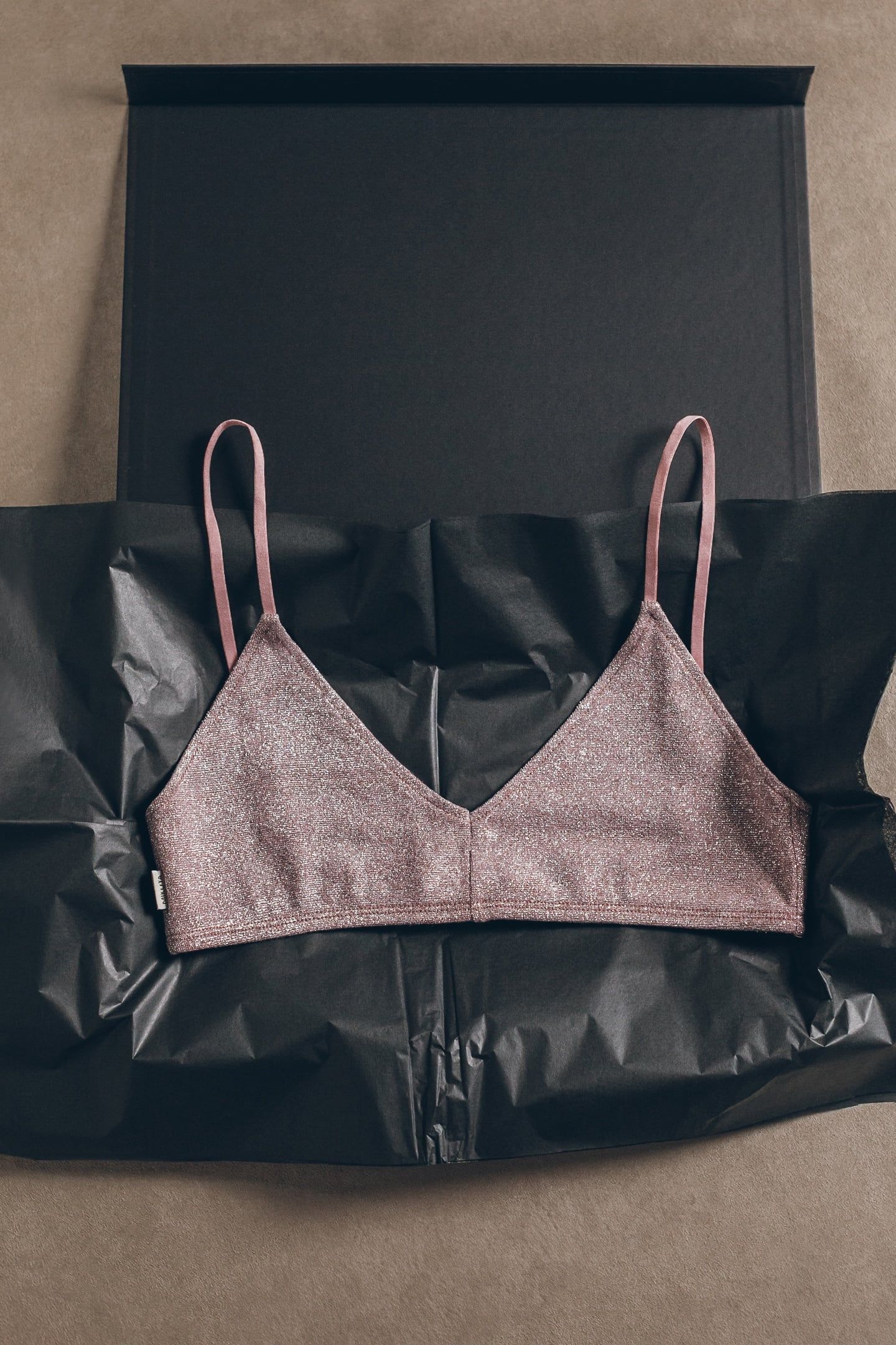 THE PINK SPARKLY BRALETTE PINK 2