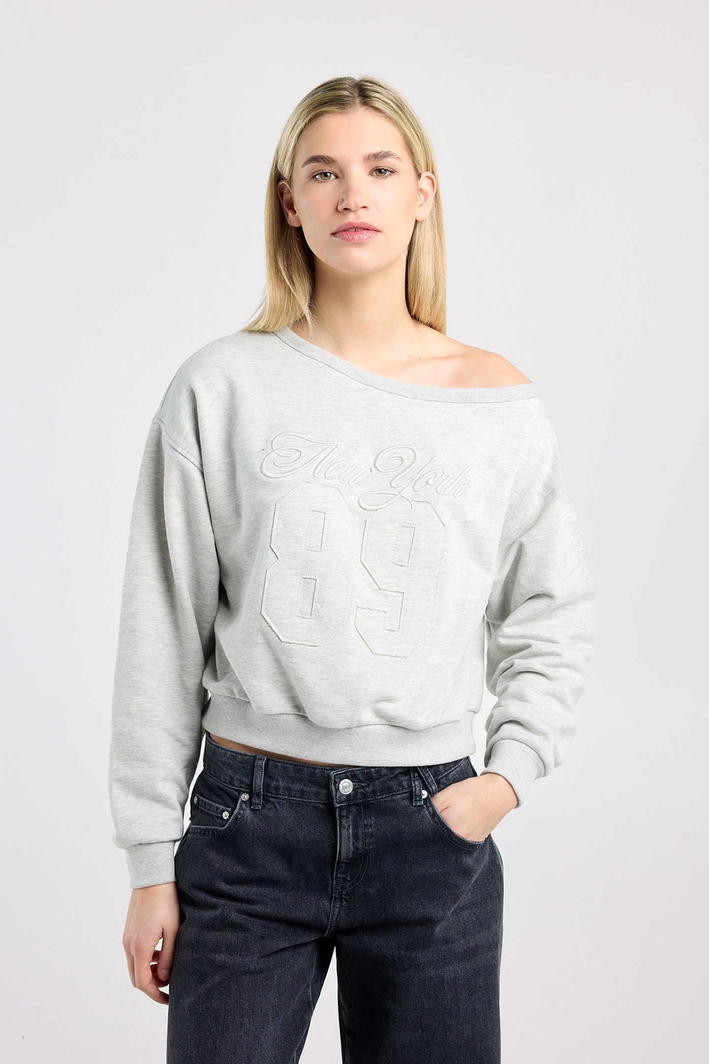 SHELLY LIGHT GREY MELANGE 1