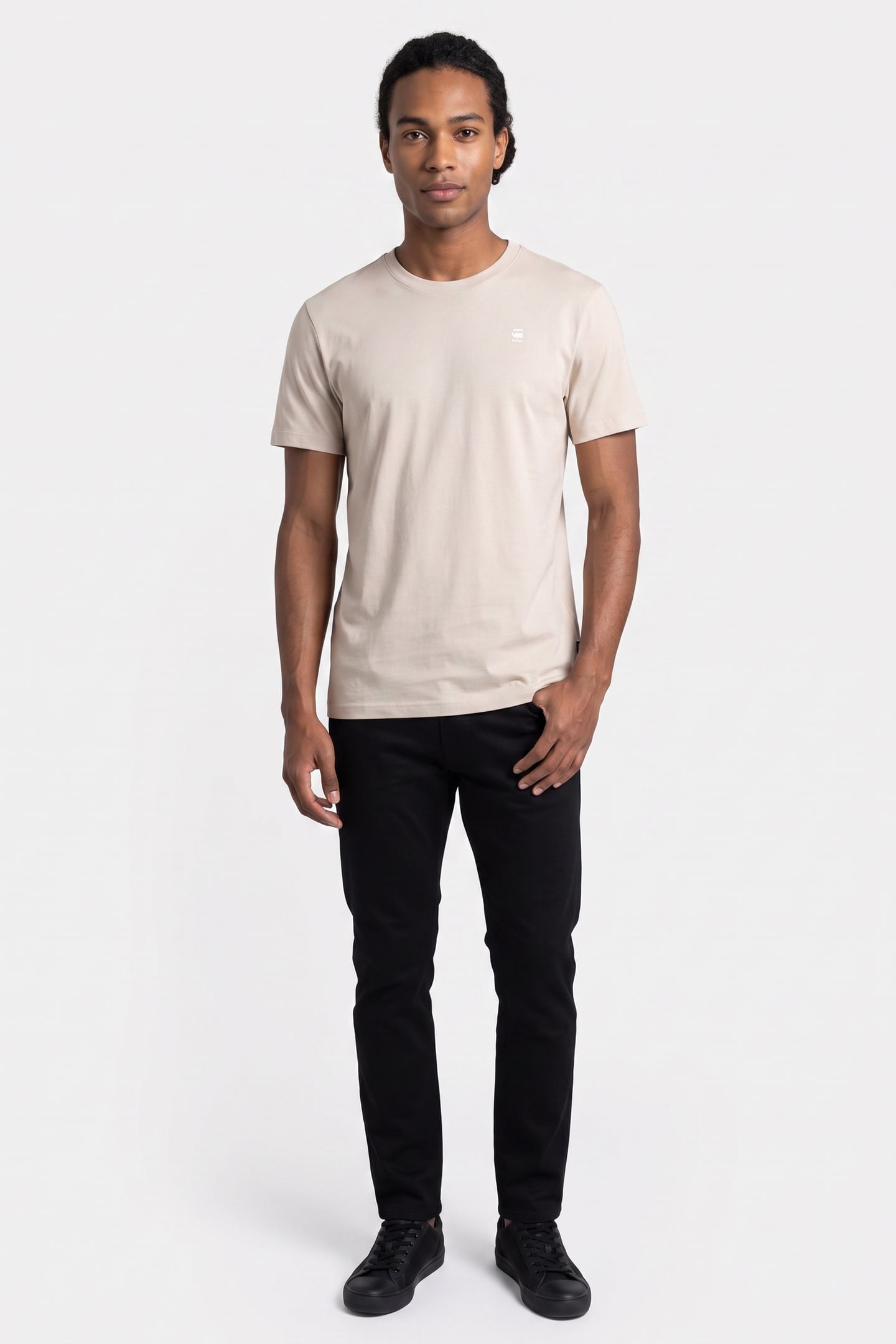 GRAW SLIM T-SHIRT WHITEBAIT 1