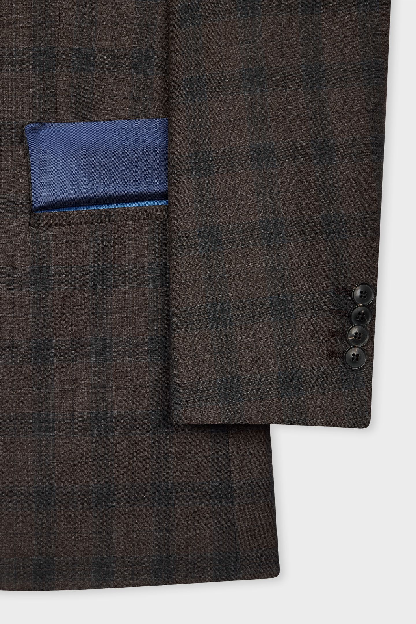 MENS TAILORED FIT 2 BUTTON SUIT HAZELNUT 12