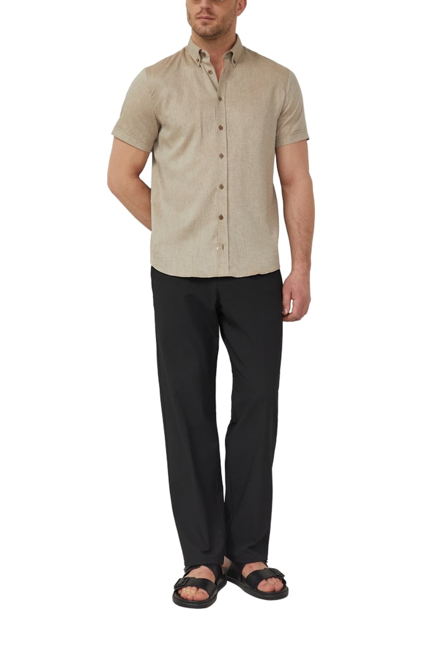 S.OLIVER SHIRTS BROWN 2
