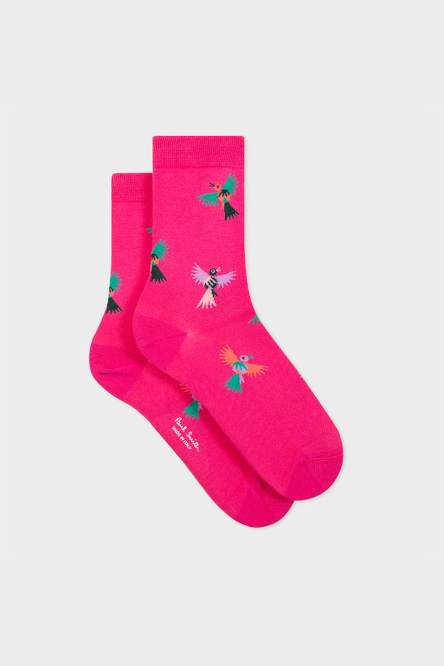 WOMEN SOCK WENDY BIRD FUCHSIA 3