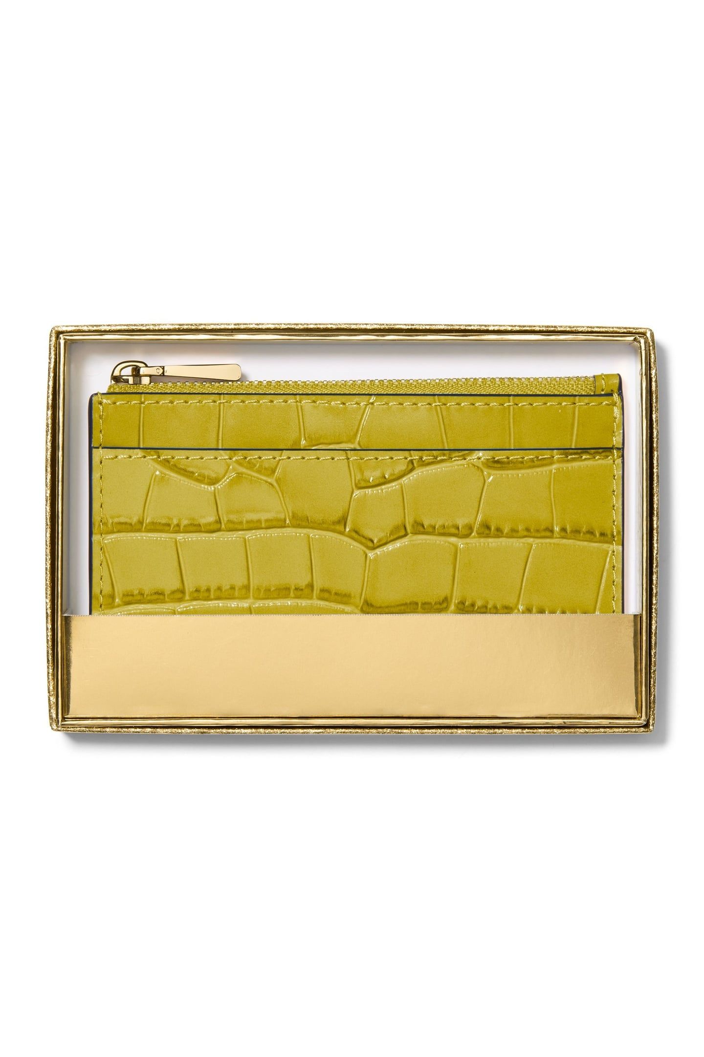 SMALL ZIP KEY CARD CASE APPLE 1