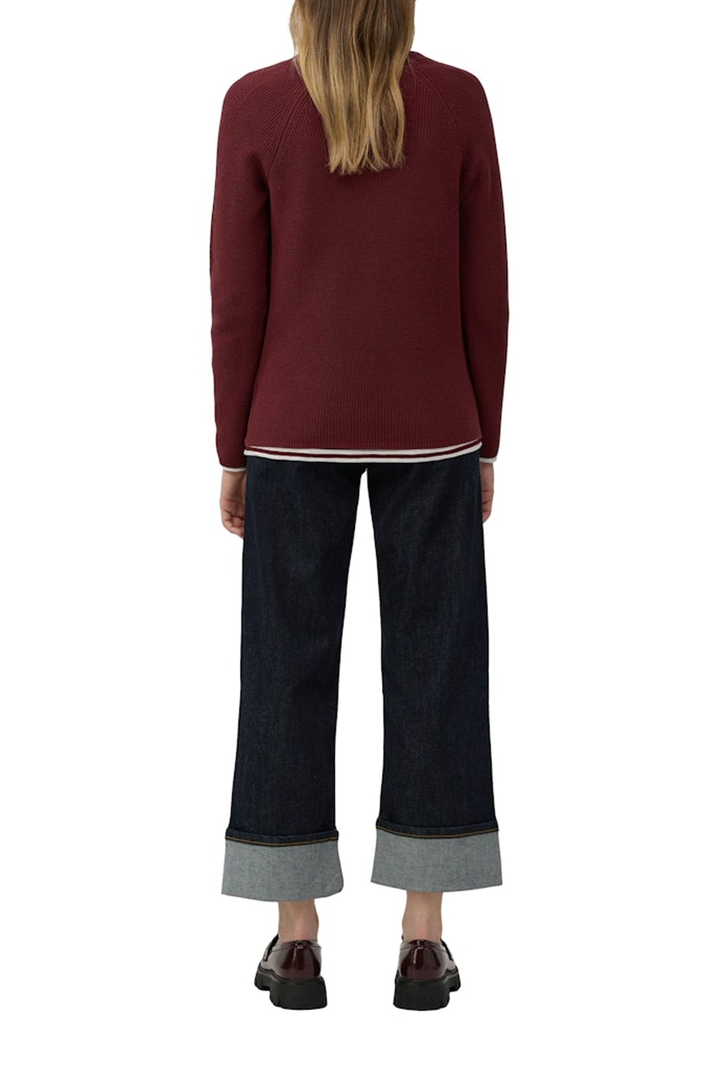 S.OLIVER PULLOVER BURGUNDY 3