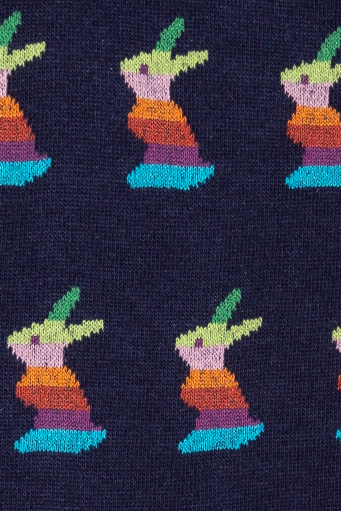 MEN SOCK RICHIE RABB NAVY 3